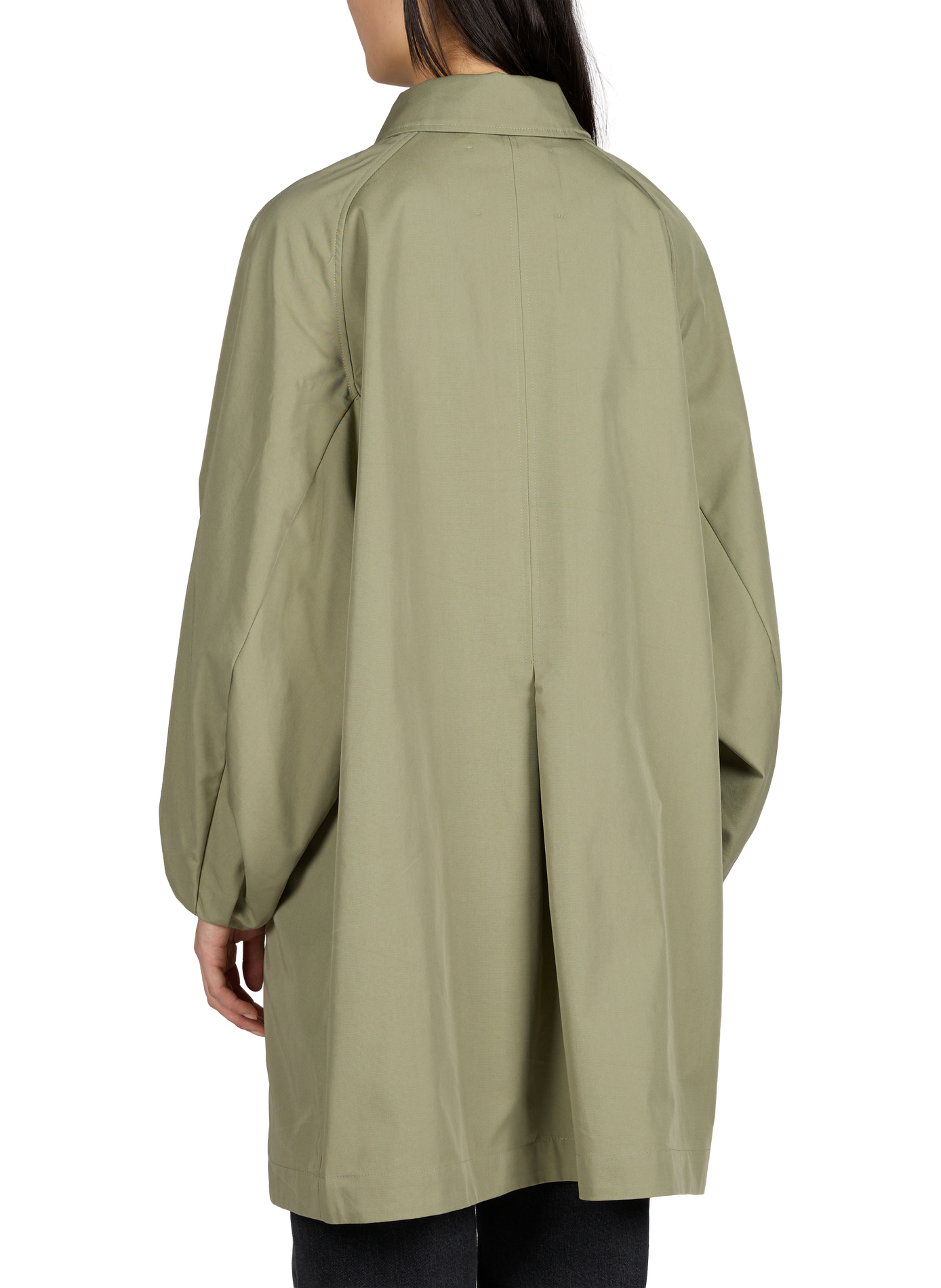 Coat Julie in blended cotton BELLEROSE Green