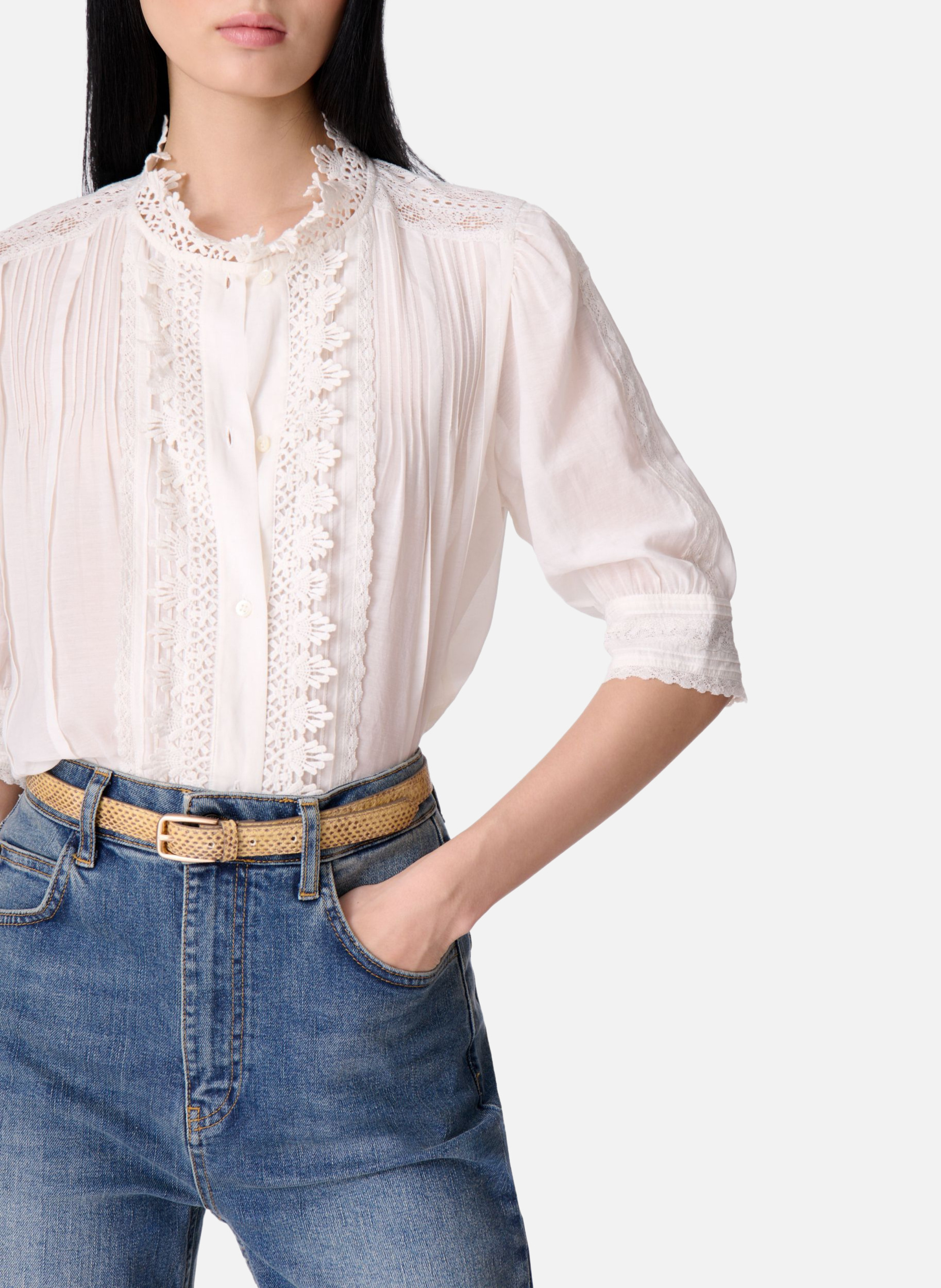 Blouse Arseneneo VANESSA BRUNO Blanc