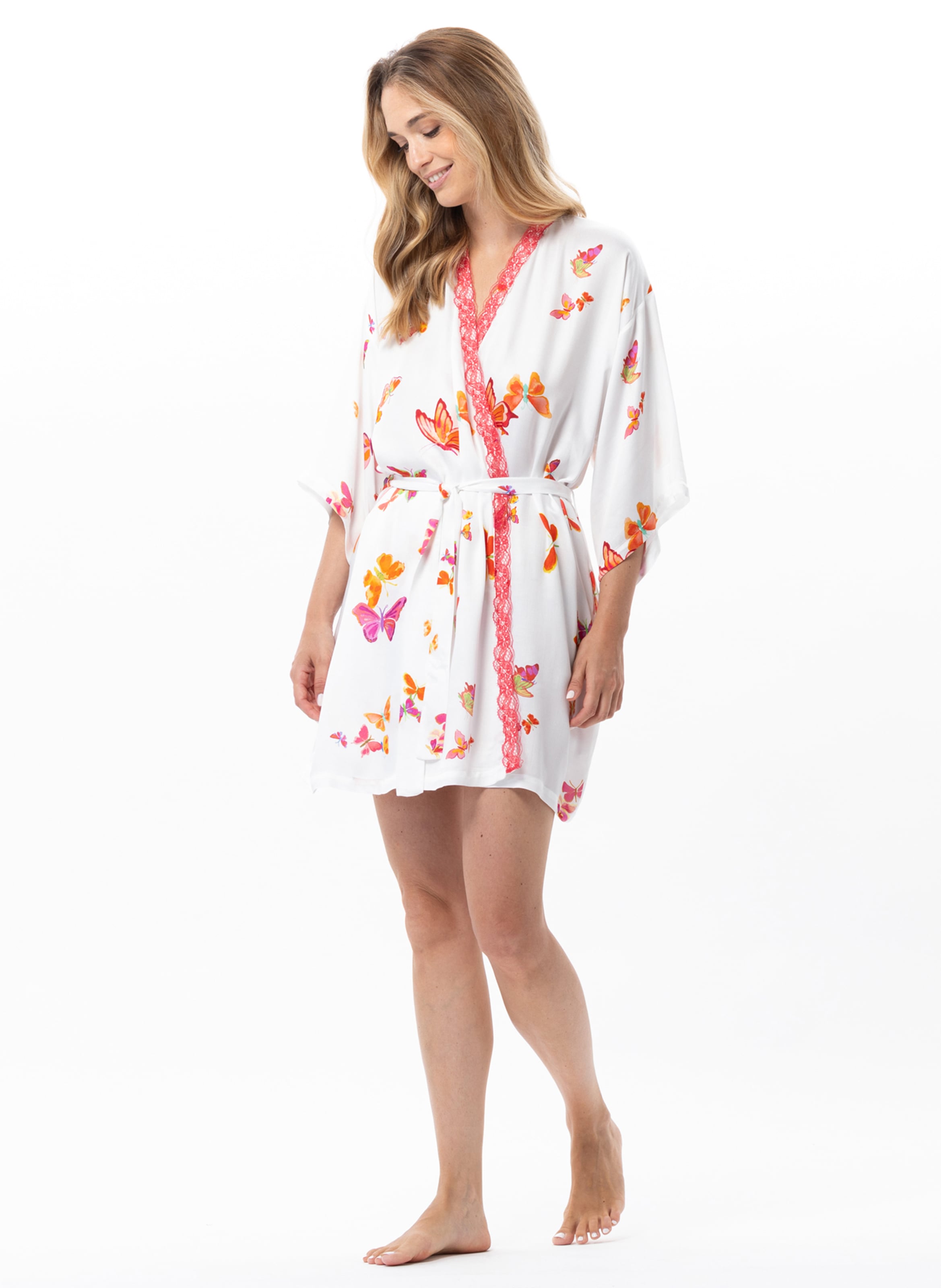 Kimono en viscose robinson 260 LE CHAT Multicolore