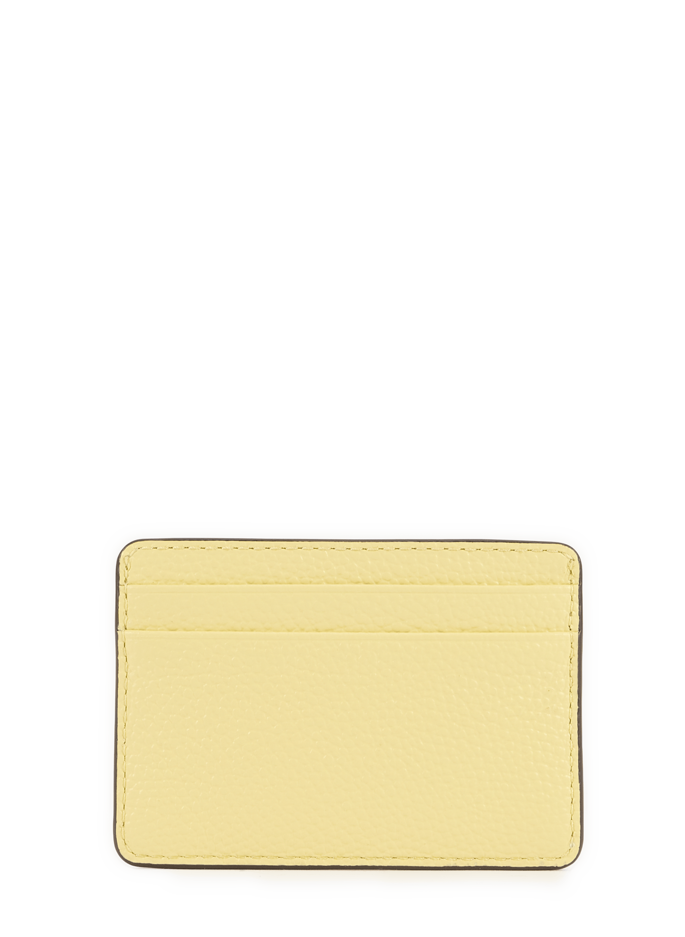 Leather card holder MICHAEL KORS Yellow