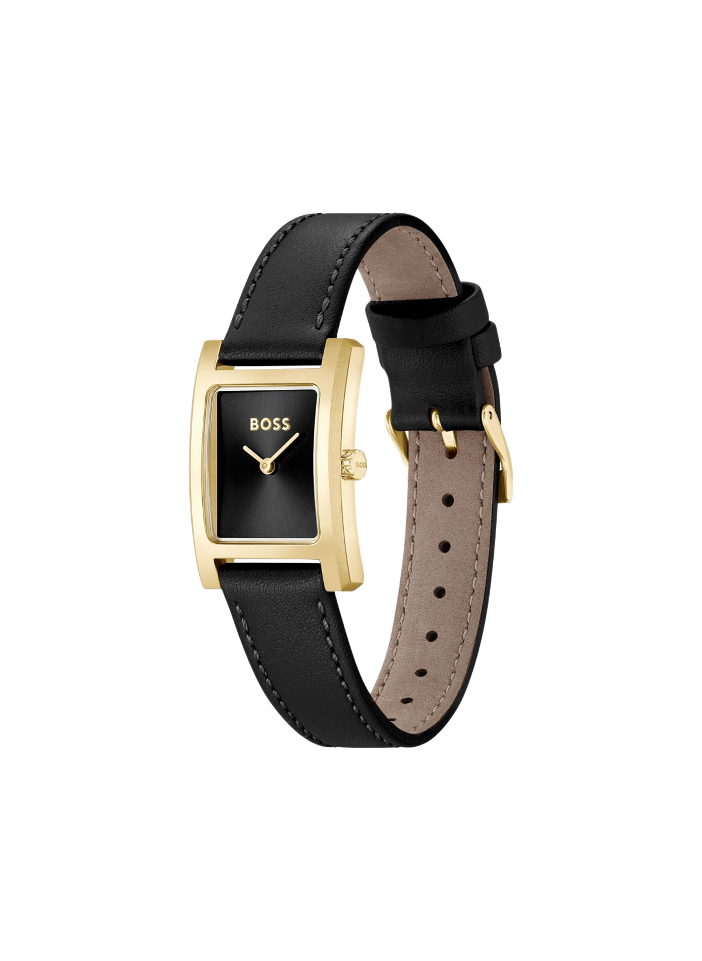 Montre quartz Lucy en cuir BOSS MONTRES Noir