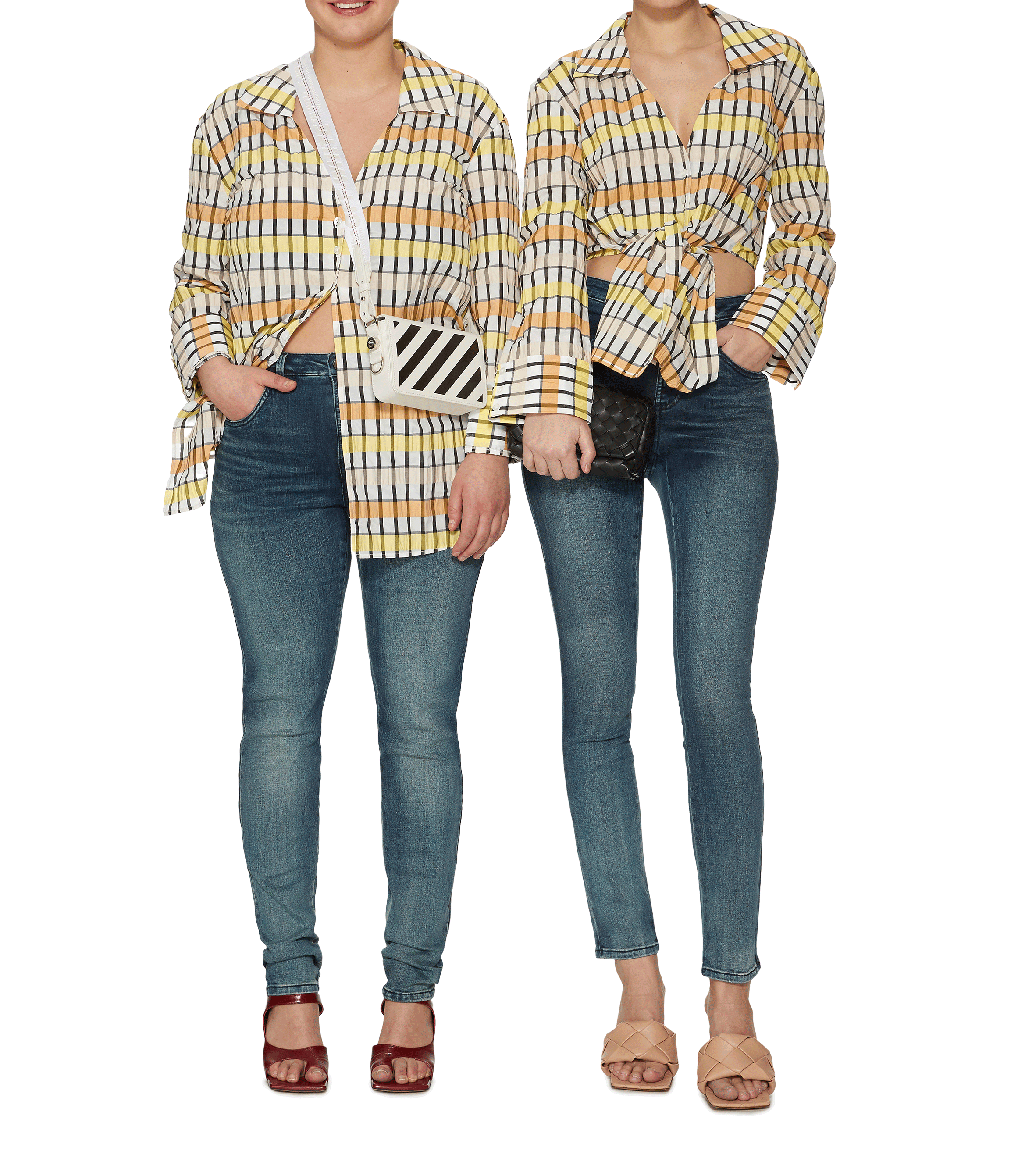 Seine High Rise 32" cotton slim fit Jeans UNIVERSAL STANDARD Blue