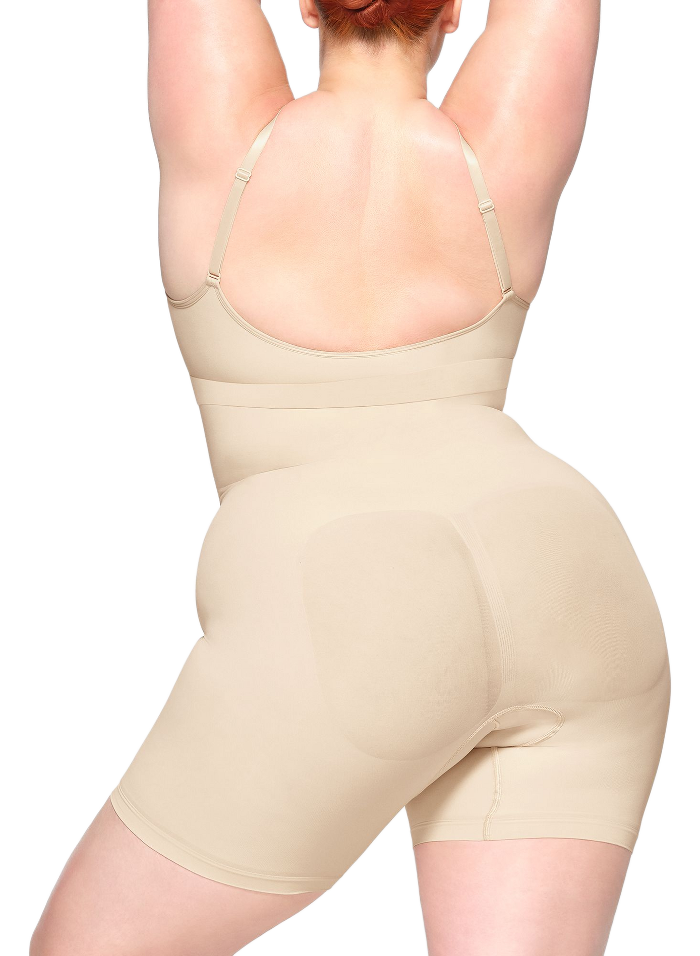 High-waisted sculpting shorts SKIMS Beige