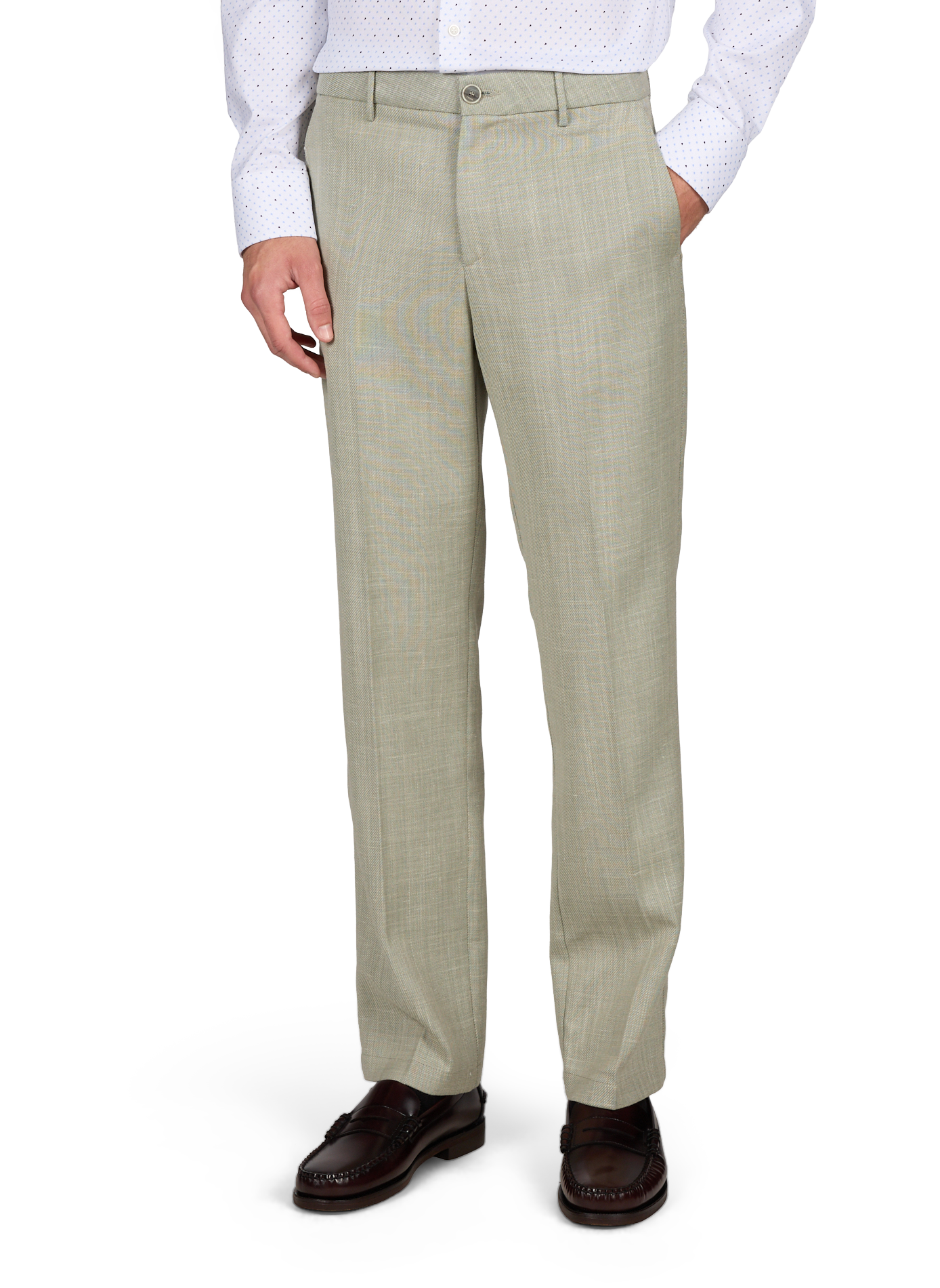 HANK patterned shirt BOSS White