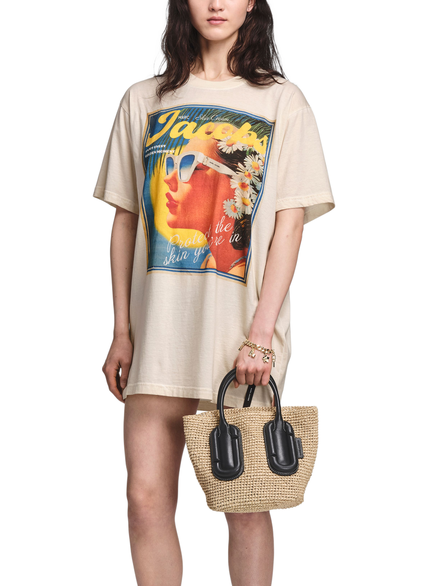 Small Braided Tote Babe MARC JACOBS Beige