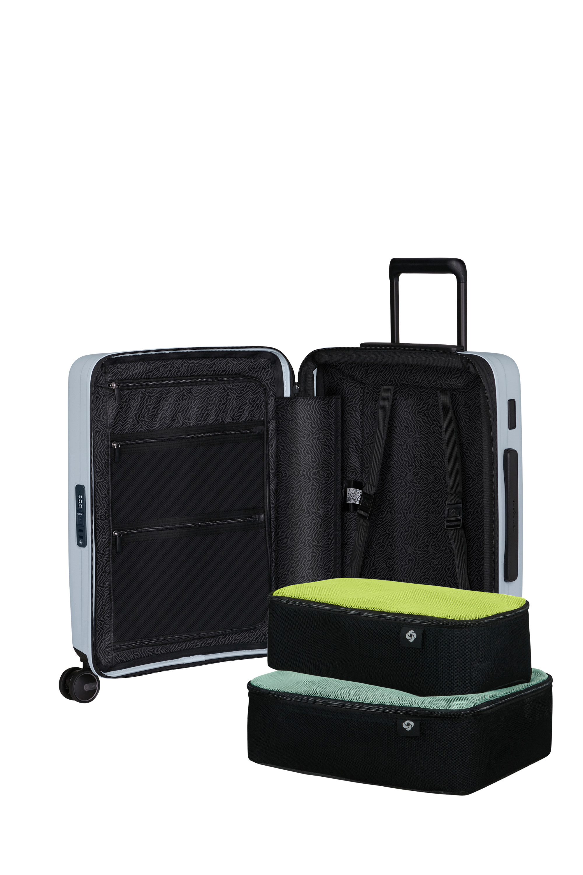 Restackd valise 4 roues taille s SAMSONITE Bleu
