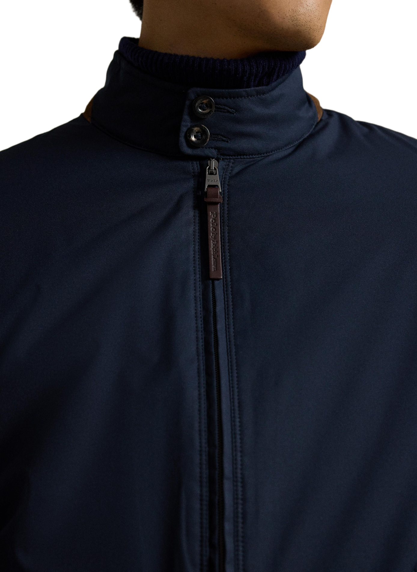Straight jacket with high collar POLO RALPH LAUREN Blue