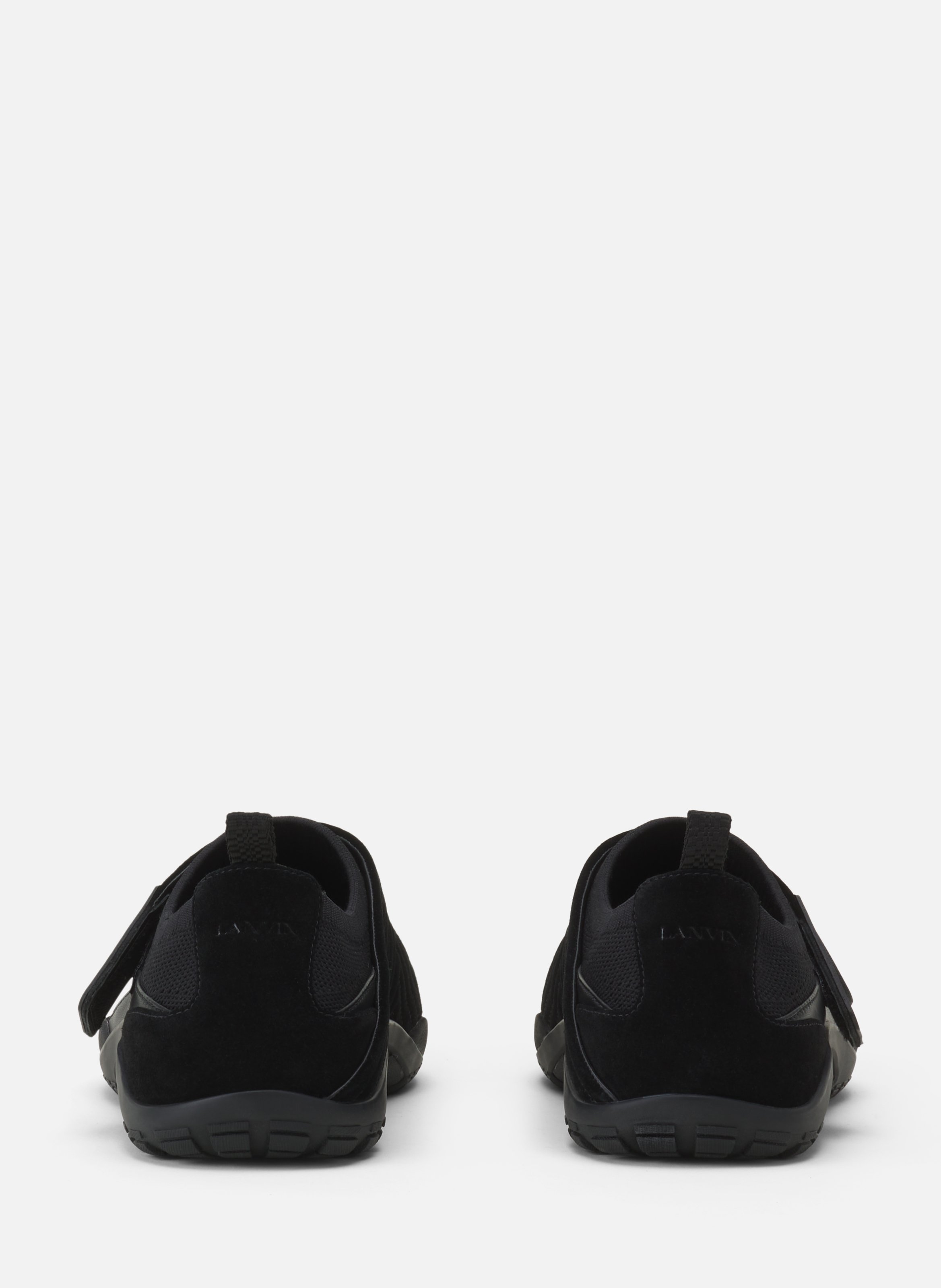 Sneaker lnv1 en suede tricote LANVIN Noir