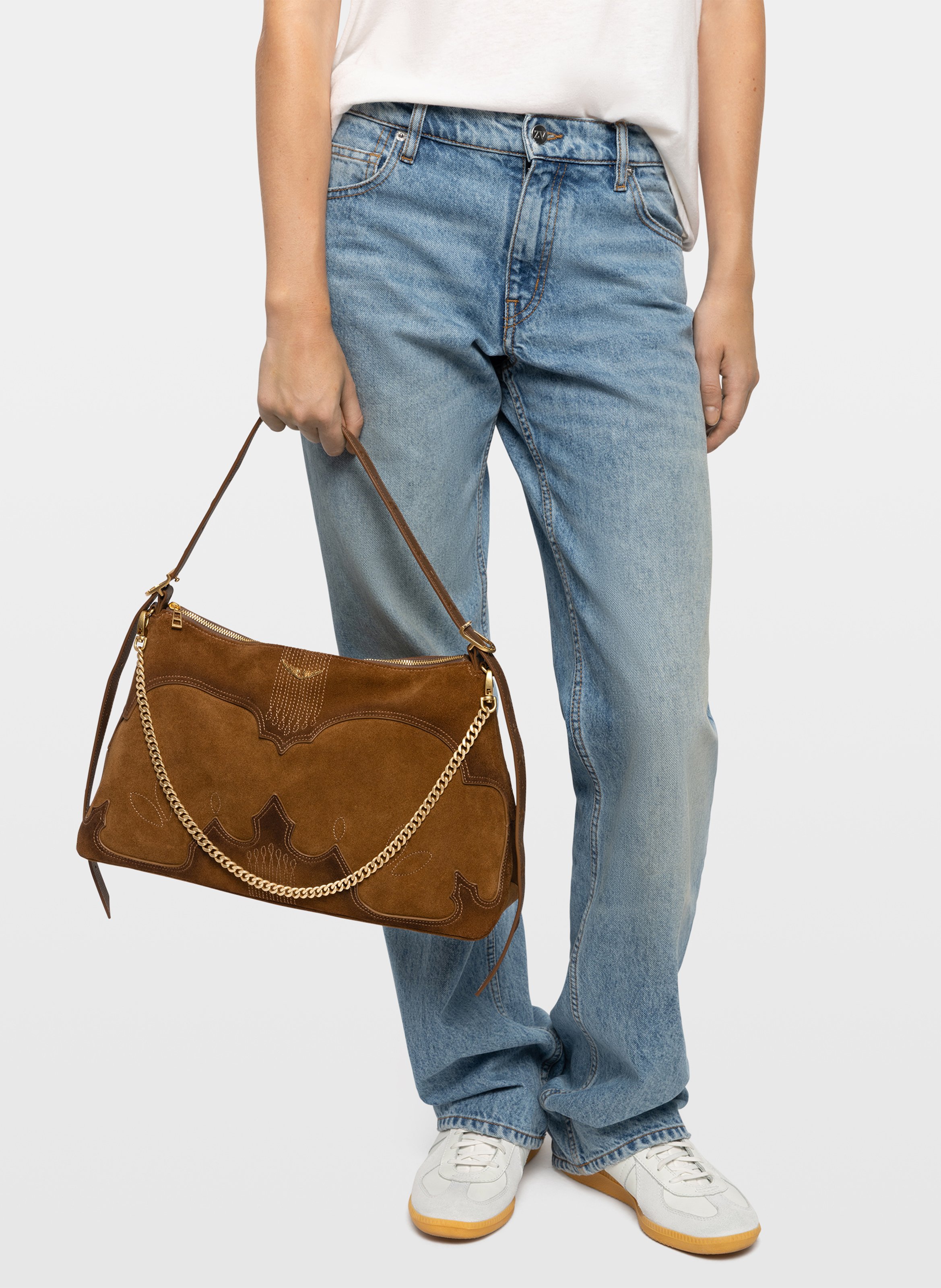 Zachte western suède tas Jim ZADIG&VOLTAIRE Bruin