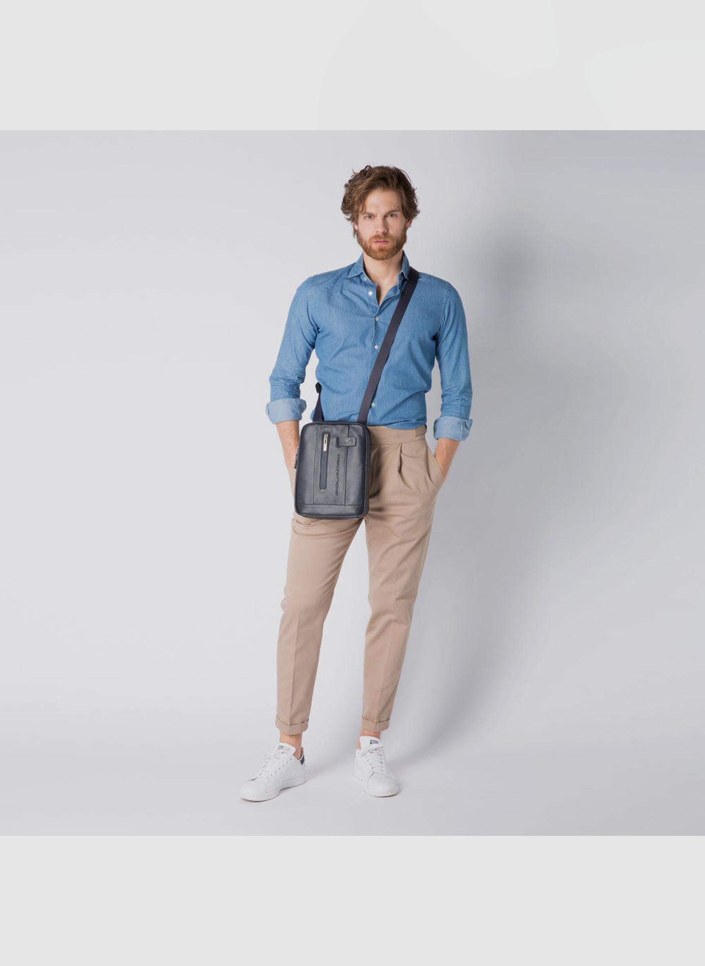 Sacoche homme PIQUADRO Noir