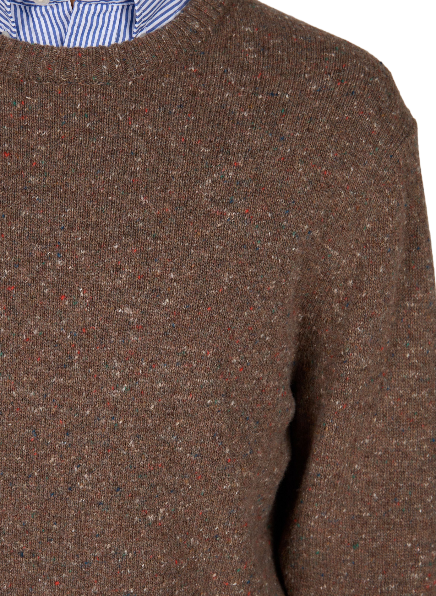 Pull droit en laine mélangée GANT Marron