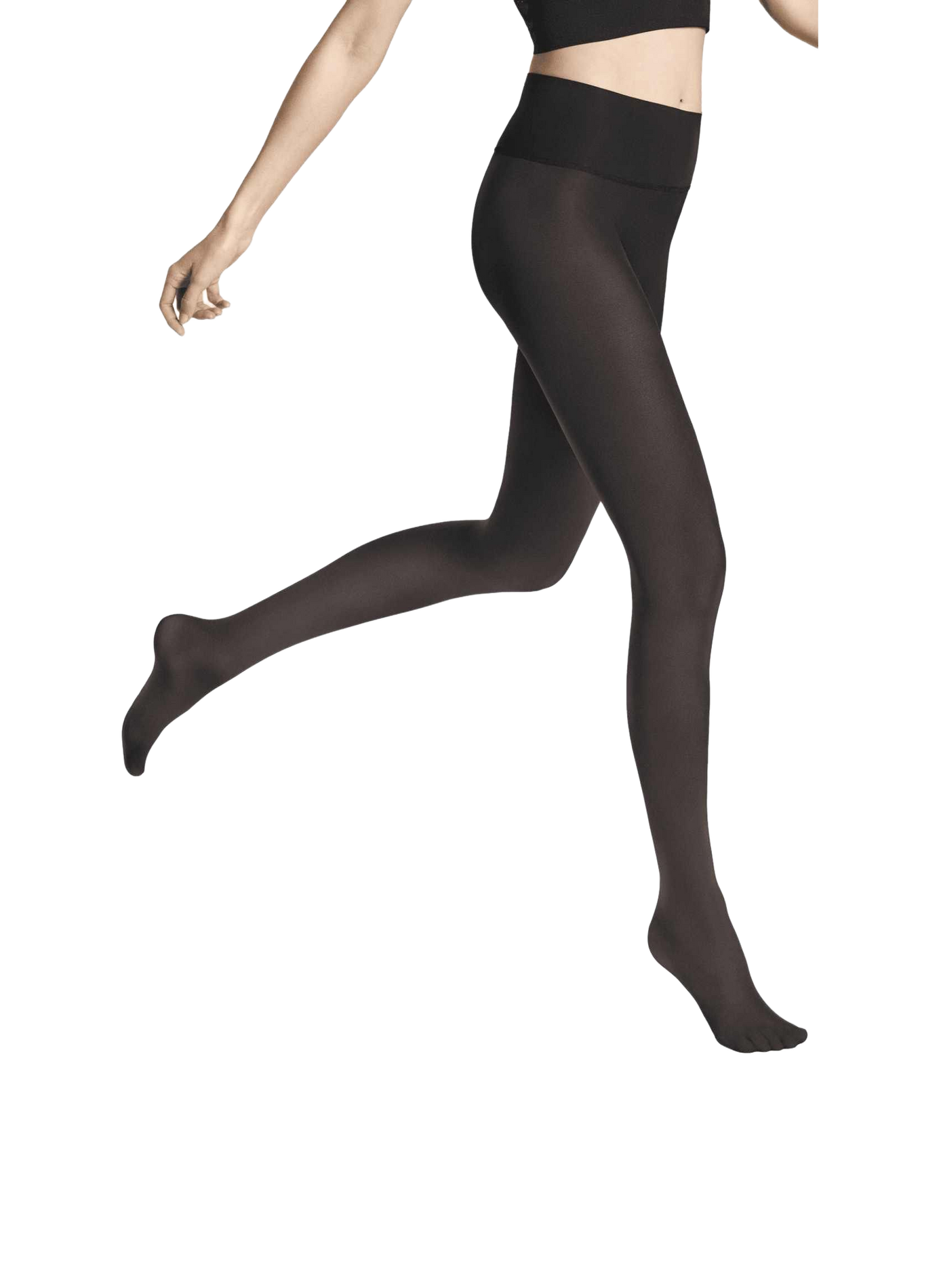 45 denier seamless opaque tights LE BOURGET Black