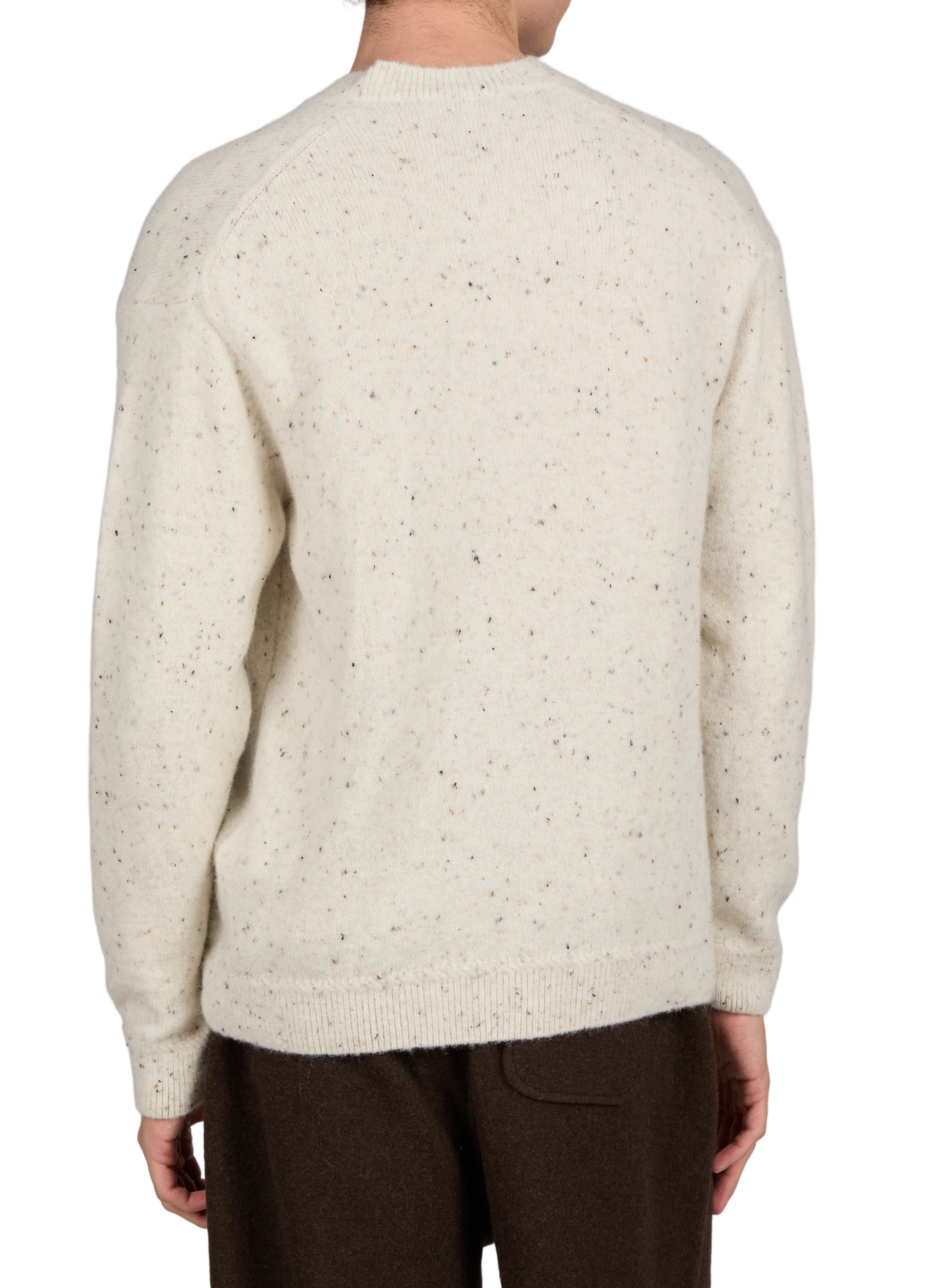 Straight wool blend sweater MAISON KITSUNÉ White