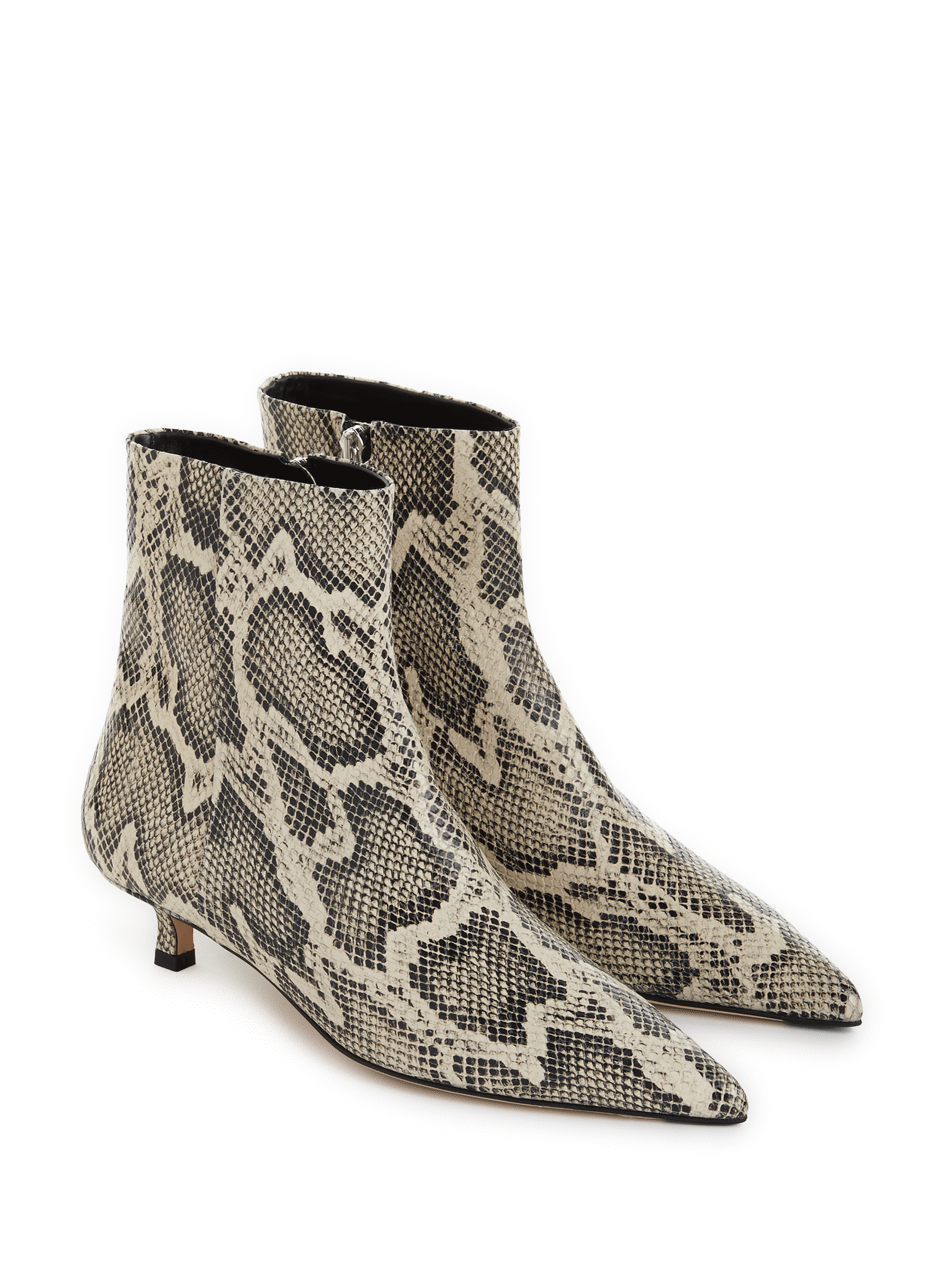 Bottines Sofie en cuir embossé