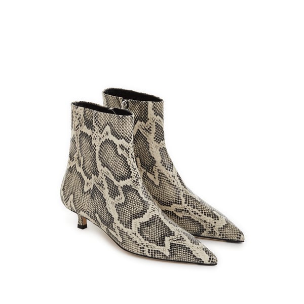 Bottines Sofie en cuir embossé