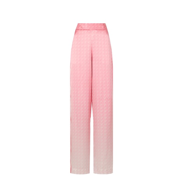 Pantalon d'ensemble en soie