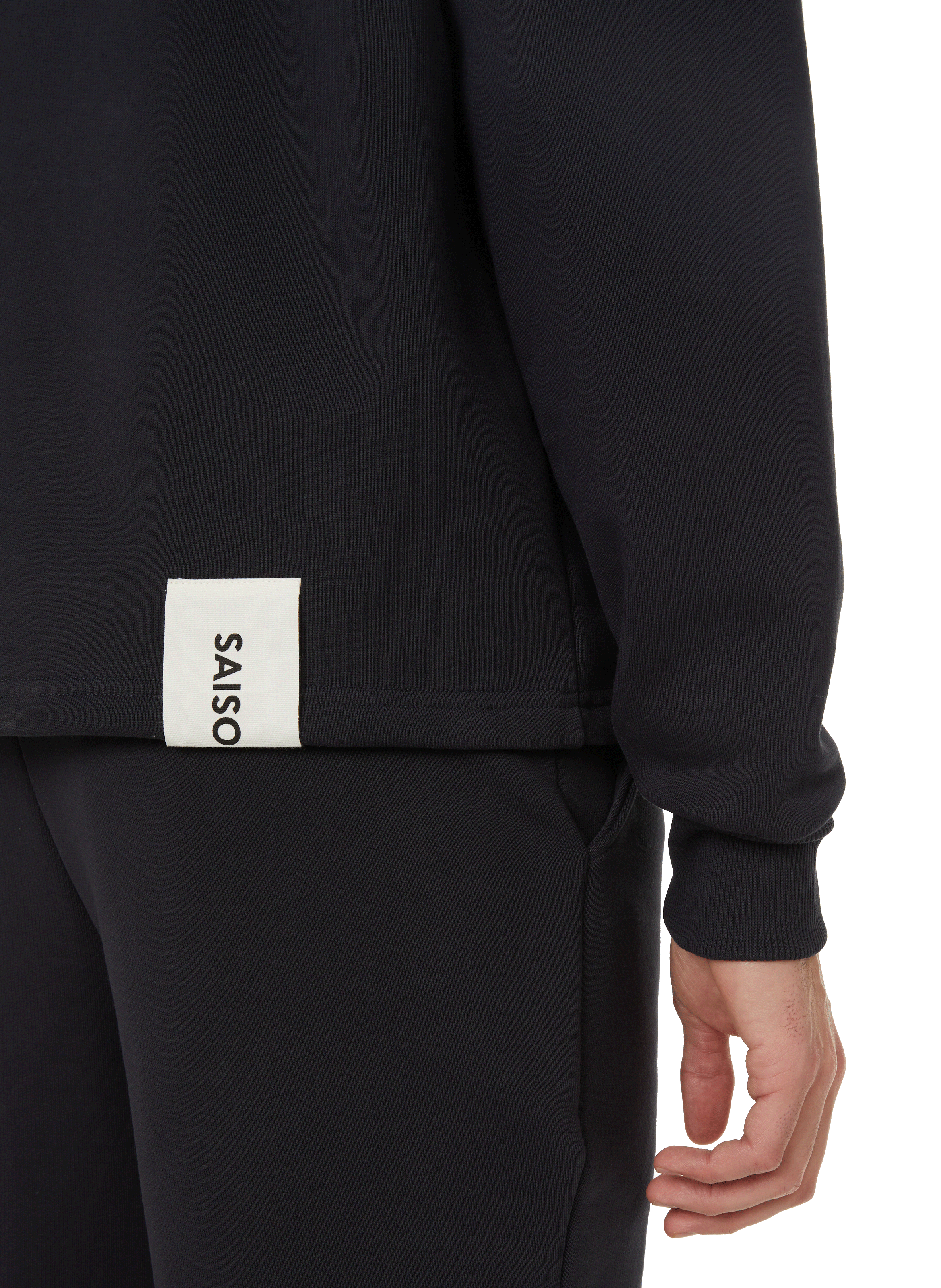 Hoodie en coton  SAISON 1865 Bleu