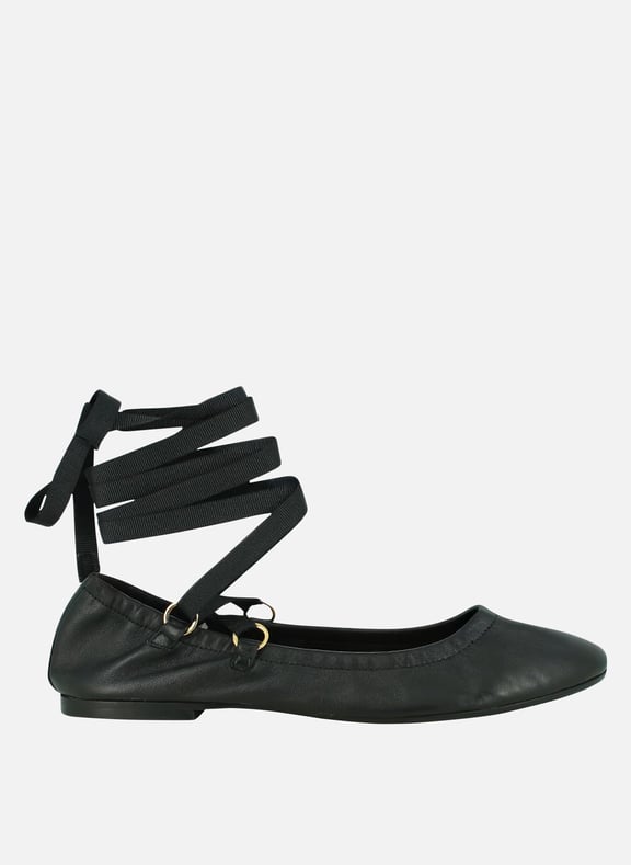 Ballerines en cuir desireuse Noir by JONAK JONAK Ballerines en cuir desireuse Noir