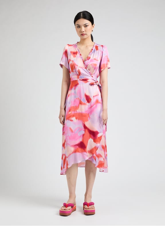 Clelie midi dress Multicolour by SUNCOO SUNCOO Clelie midi dress Multicolour