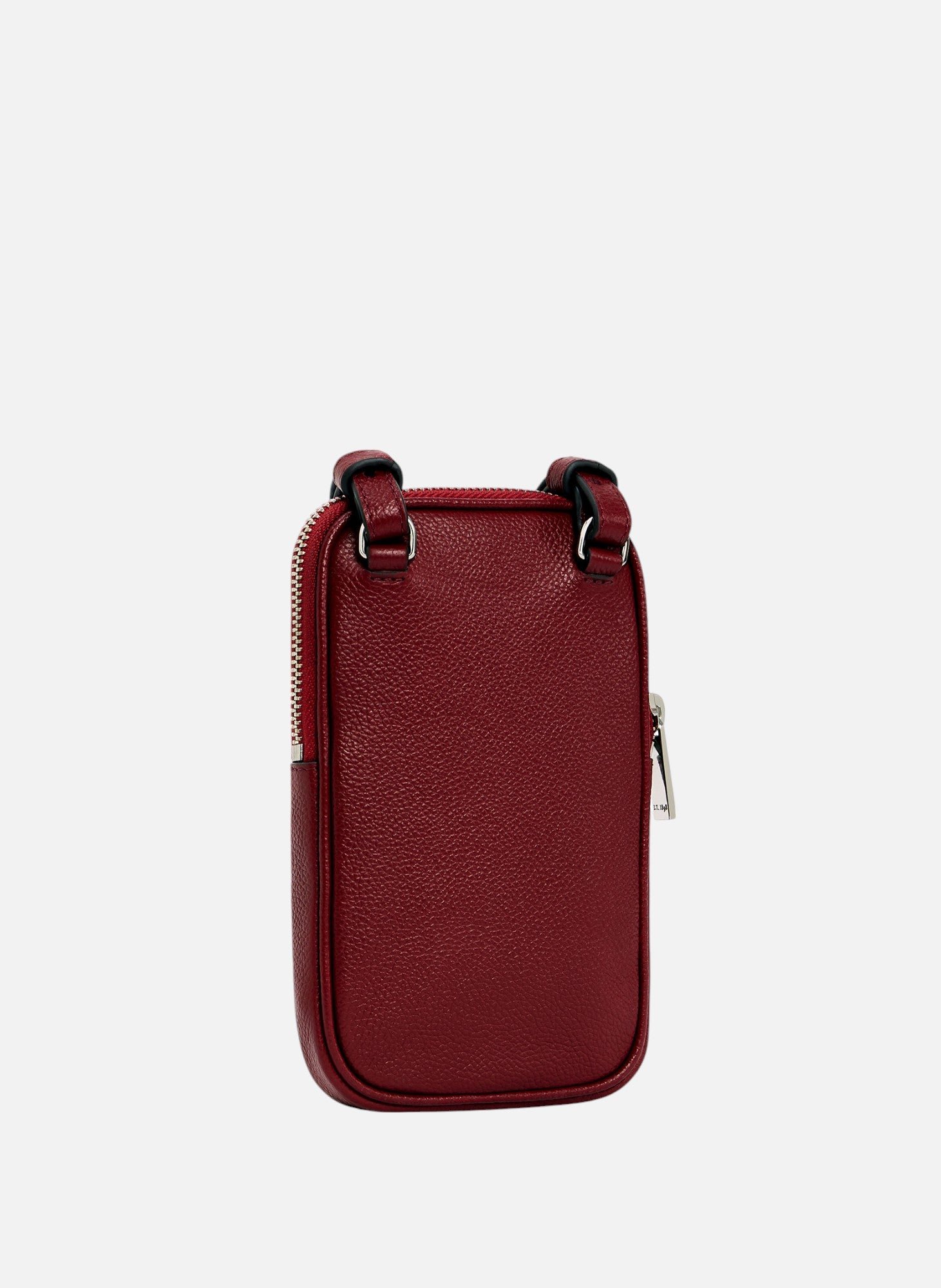 Etui téléphone en cuir grainé LE TANNEUR Rouge
