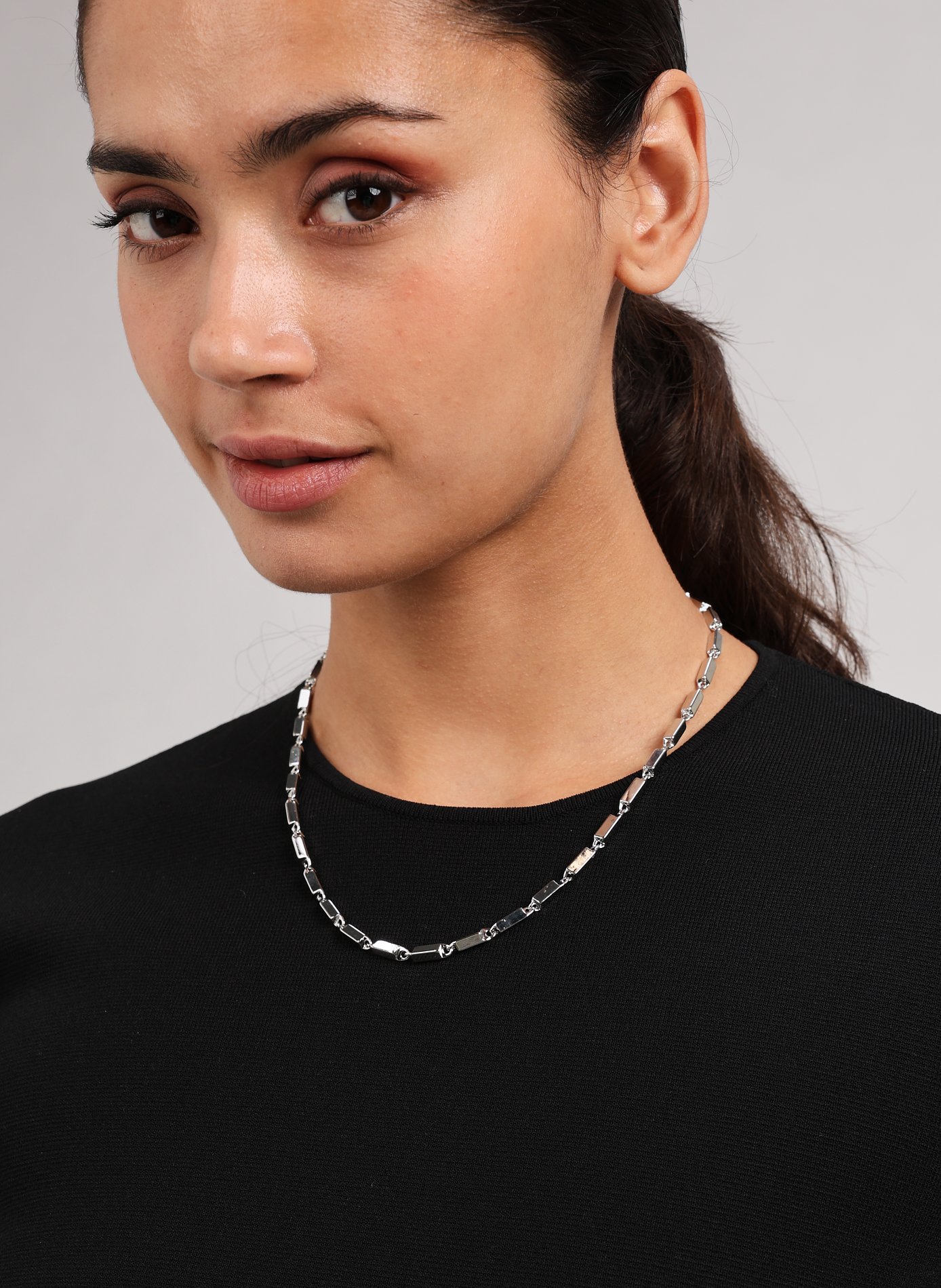 Collier chaine  AU PRINTEMPS PARIS Argent