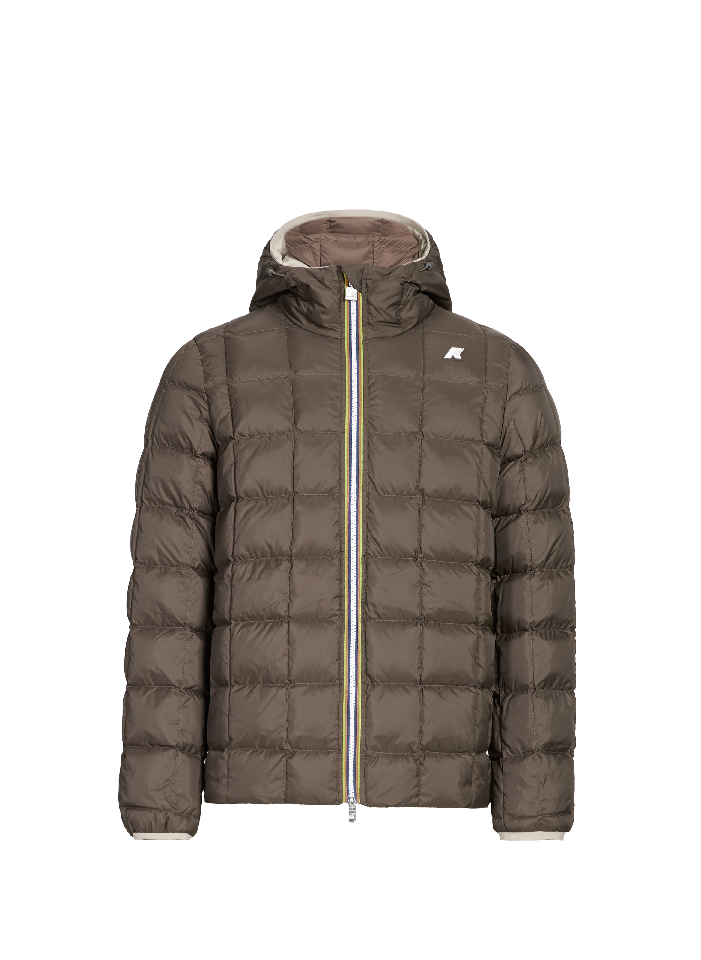 Doudoune réversible à capuche K-WAY Beige
