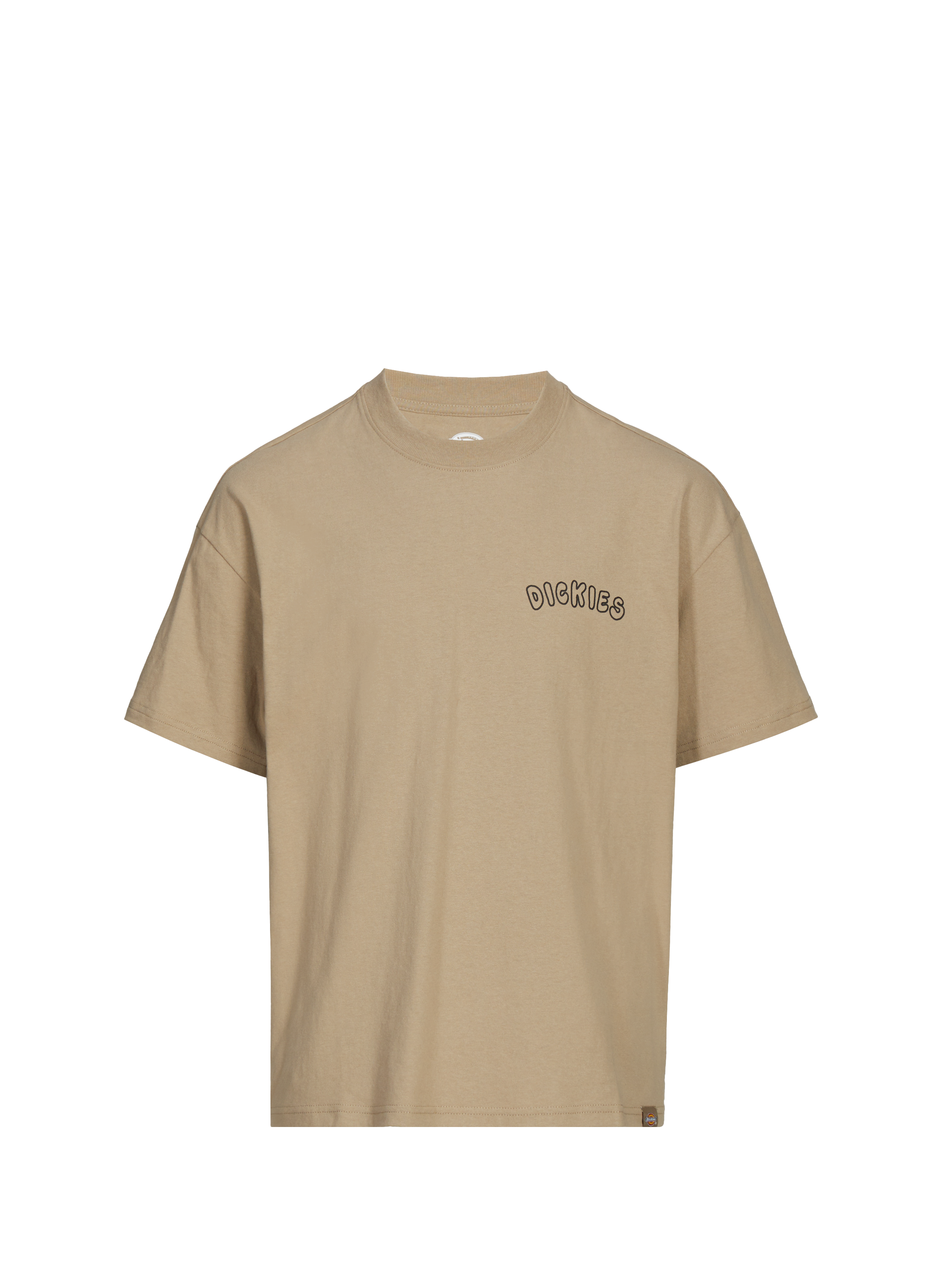 DICKIES Classic Cotton T-Shirt Beige