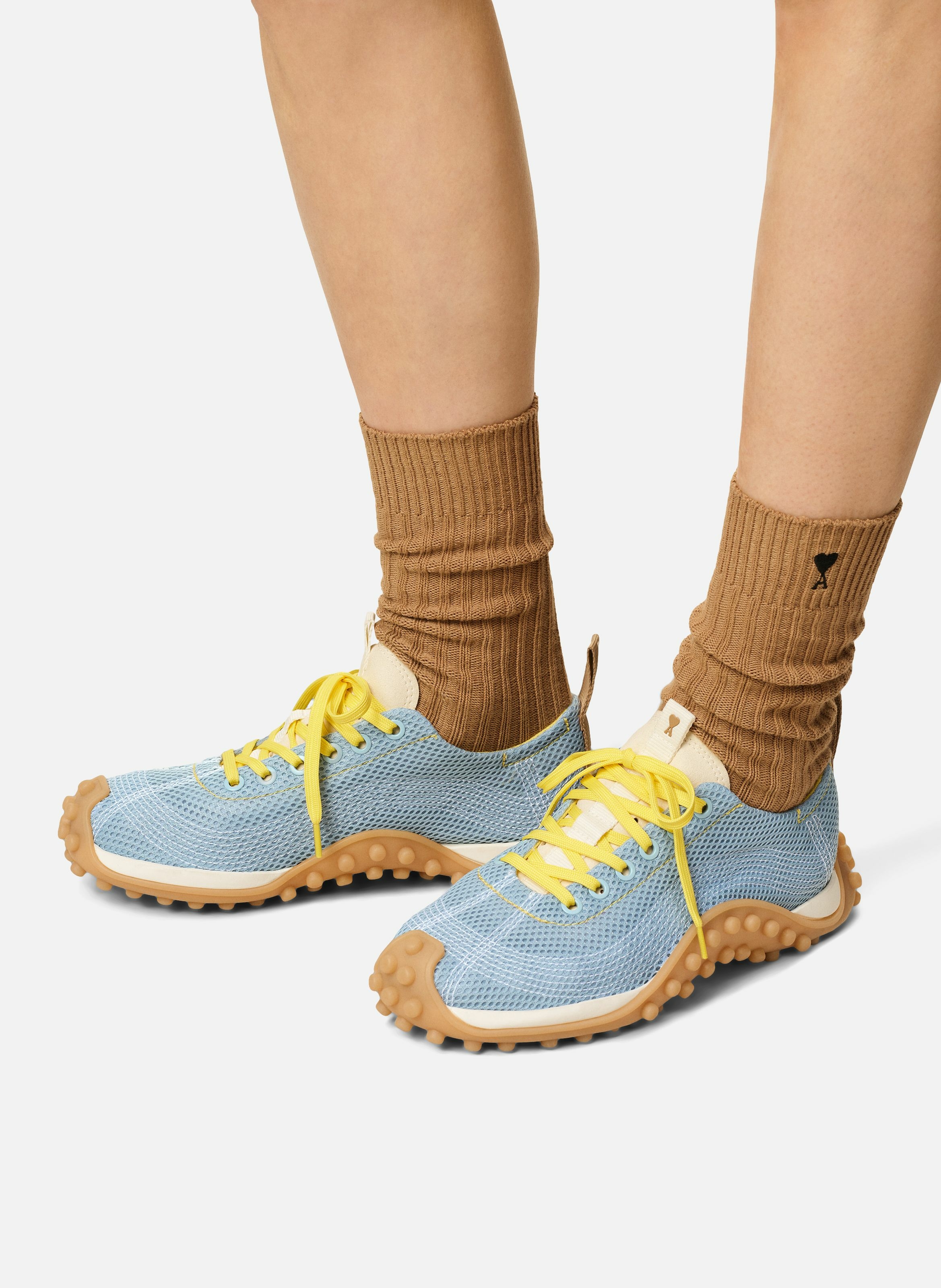 Sneakers mirage unisexes en mesh AMI PARIS Bleu