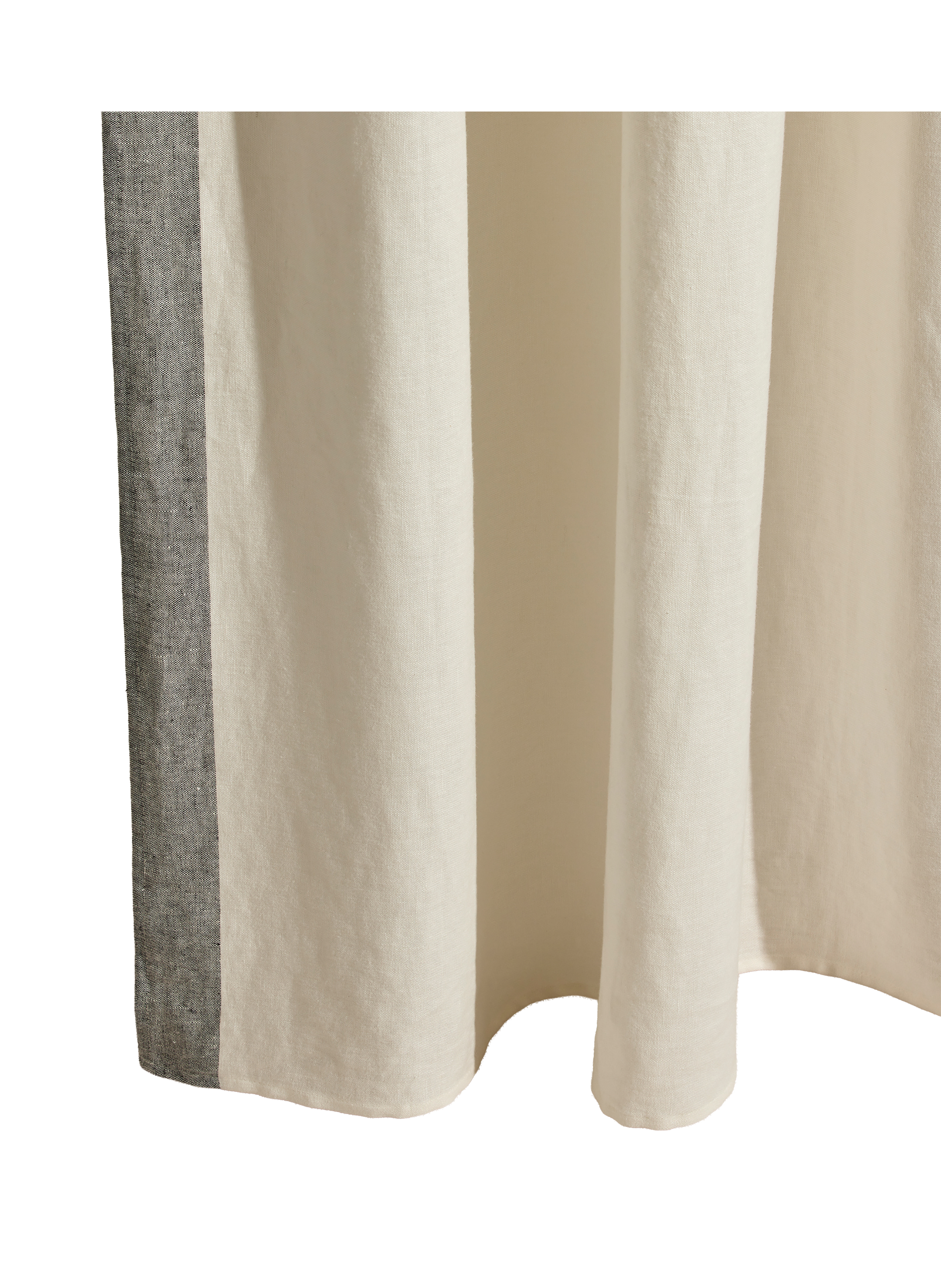 Rideau ava bande tissée MAISON SARAH LAVOINE Beige