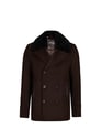 Manteau Cole en lainage à double boutonnage | Marron by MACKAGE MACKAGE Manteau Cole en lainage à double boutonnage | Marron