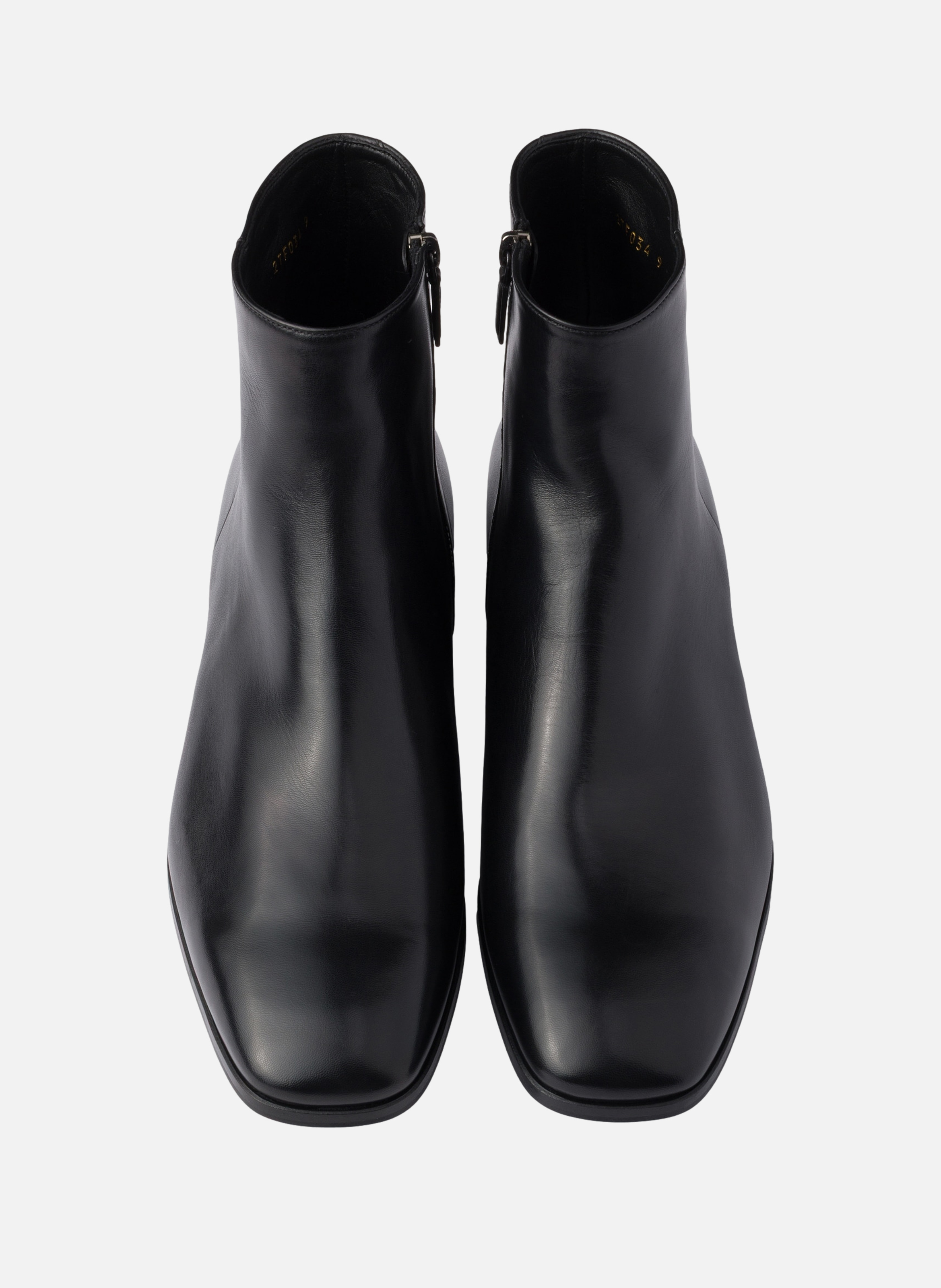 Bottines en cuir PRADA Noir