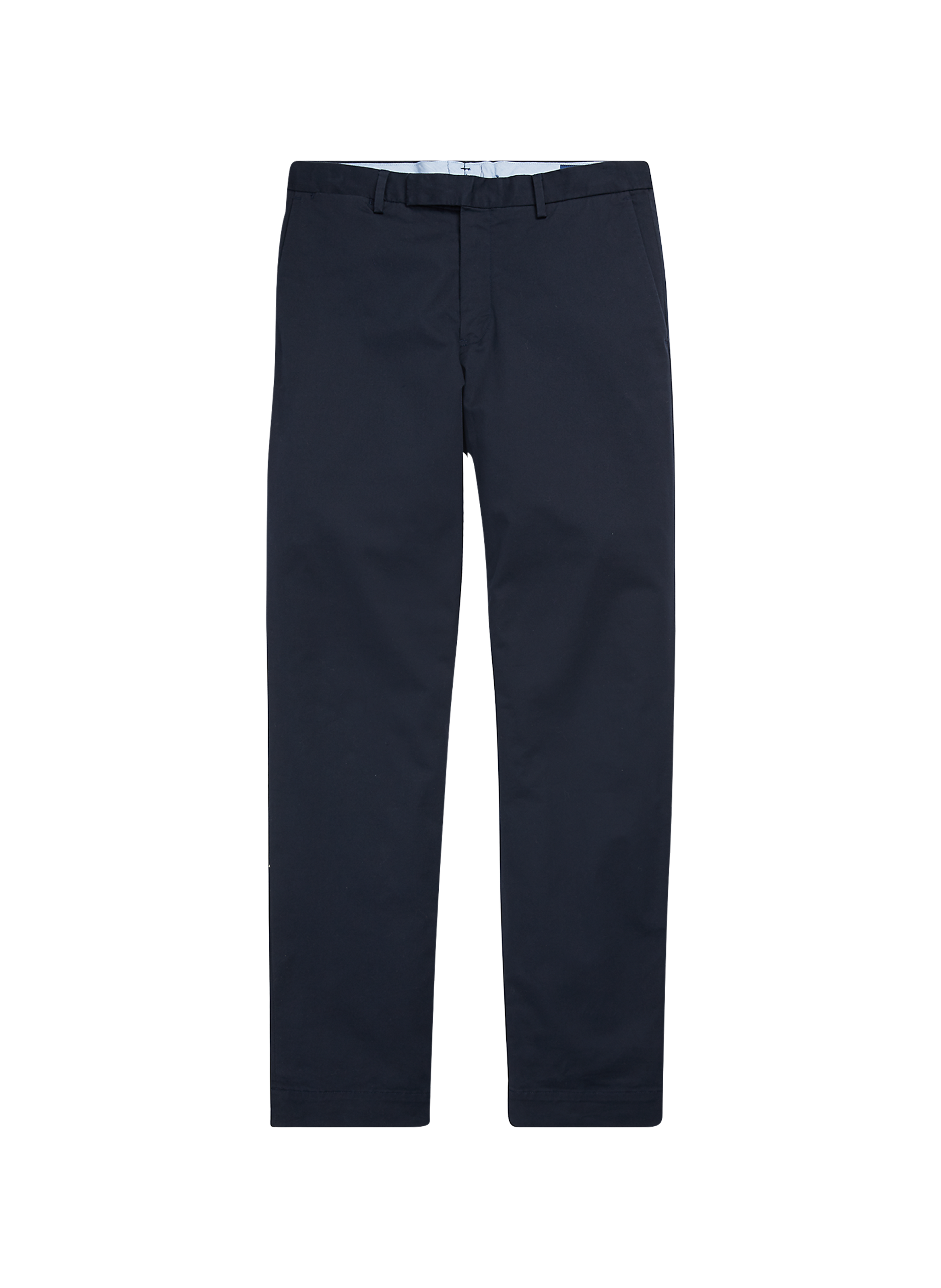 Rechte chino broek van gemengd katoen POLO RALPH LAUREN Blauw