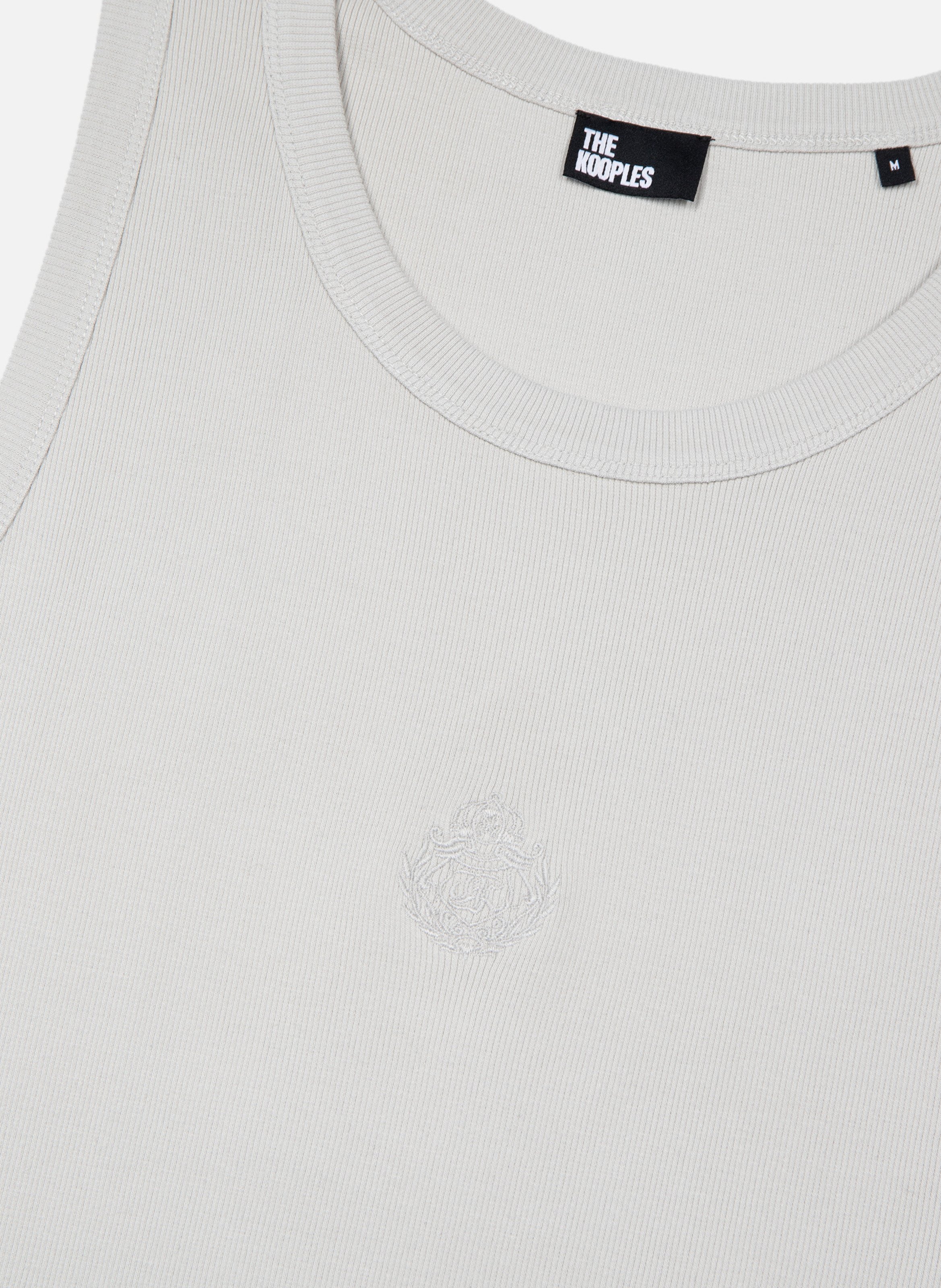 Débardeur avec broderie blason THE KOOPLES Gris
