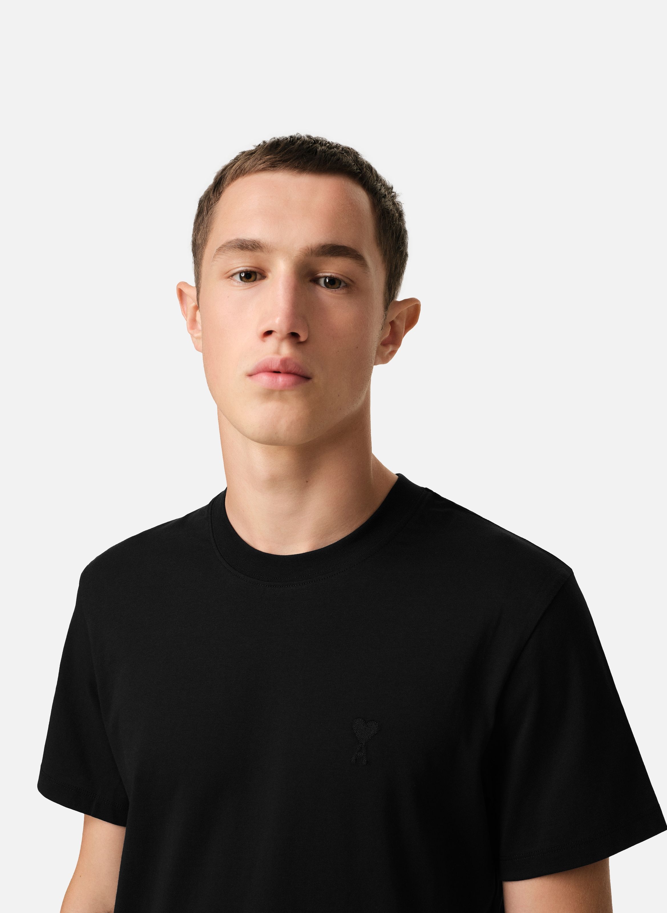 T-shirt Ami de Coeur unisexe AMI PARIS Noir