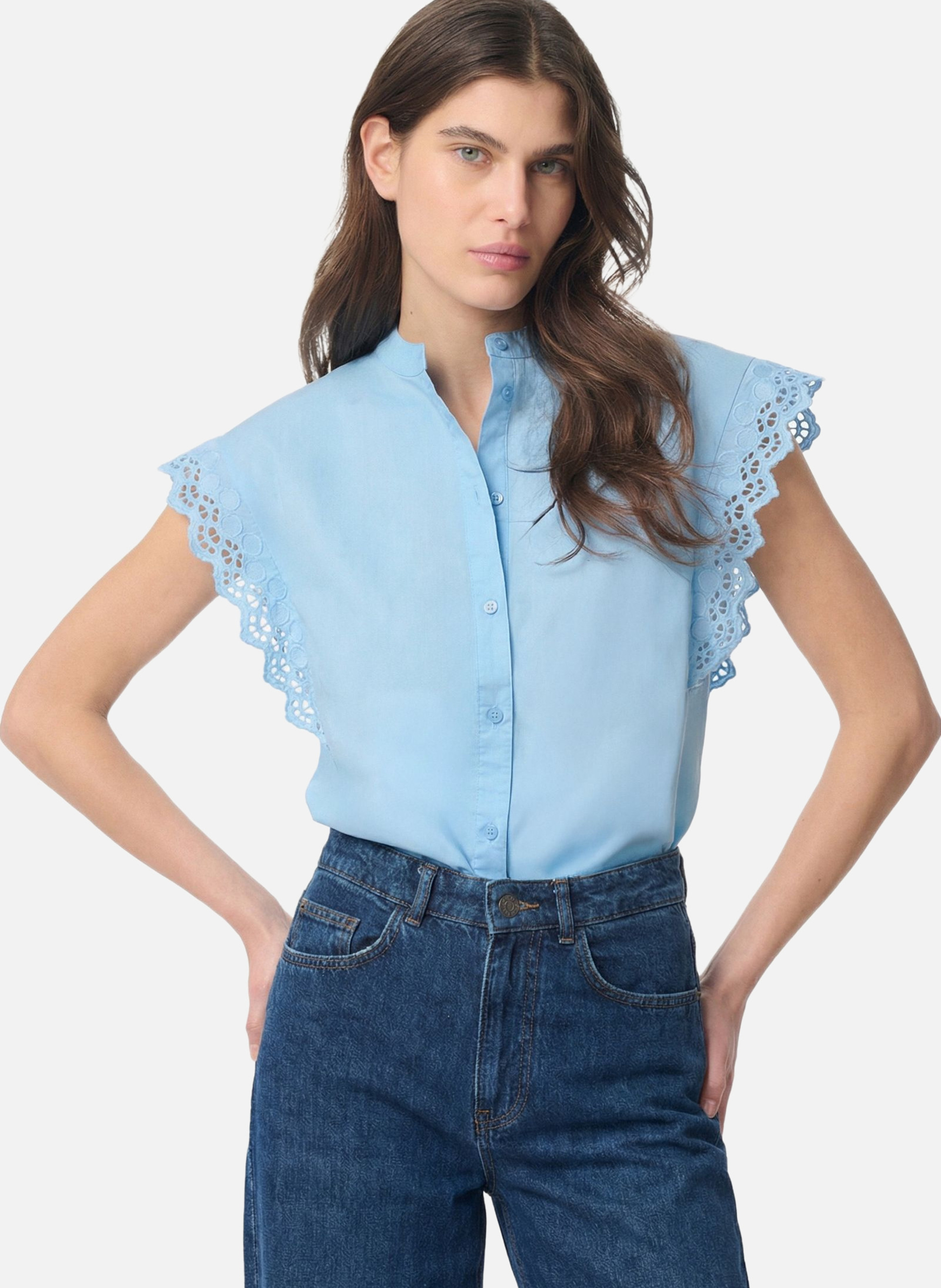 Blouse Gifty VANESSA BRUNO Bleu