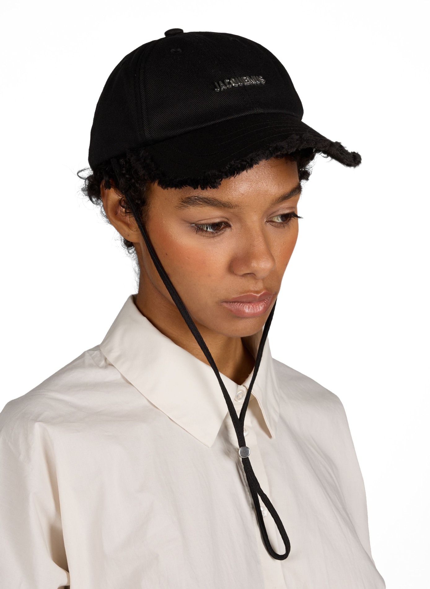 The Artichoke Cotton Cap JACQUEMUS Black