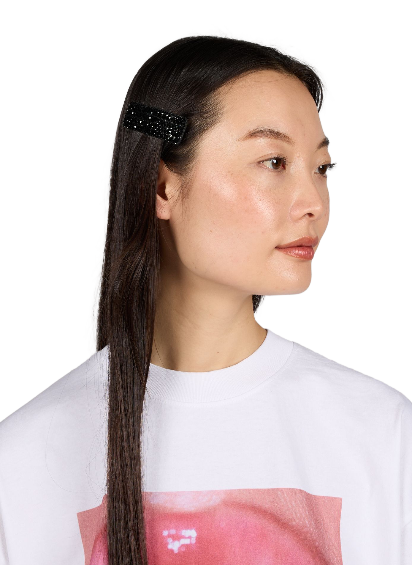 Rhinestone hair clip SAISON 1865 Black