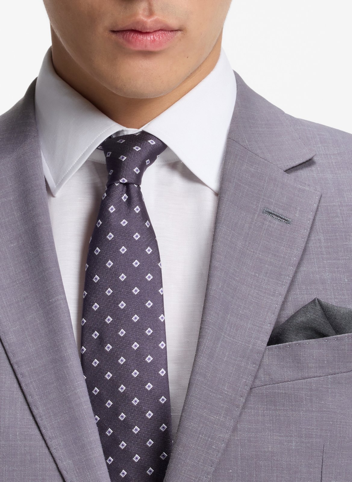 Costume deux pièces slim-fit BOSS Violet