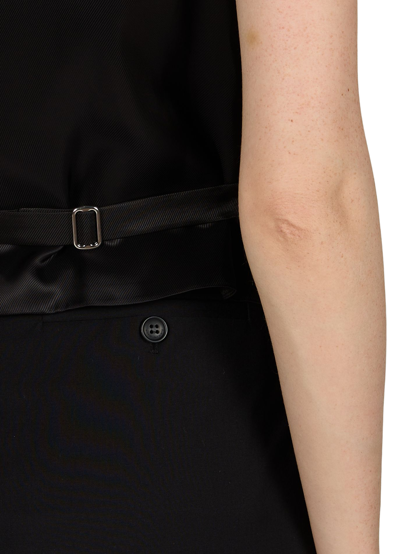 Gilet sans manches zippé uni ALEXANDER WANG Noir