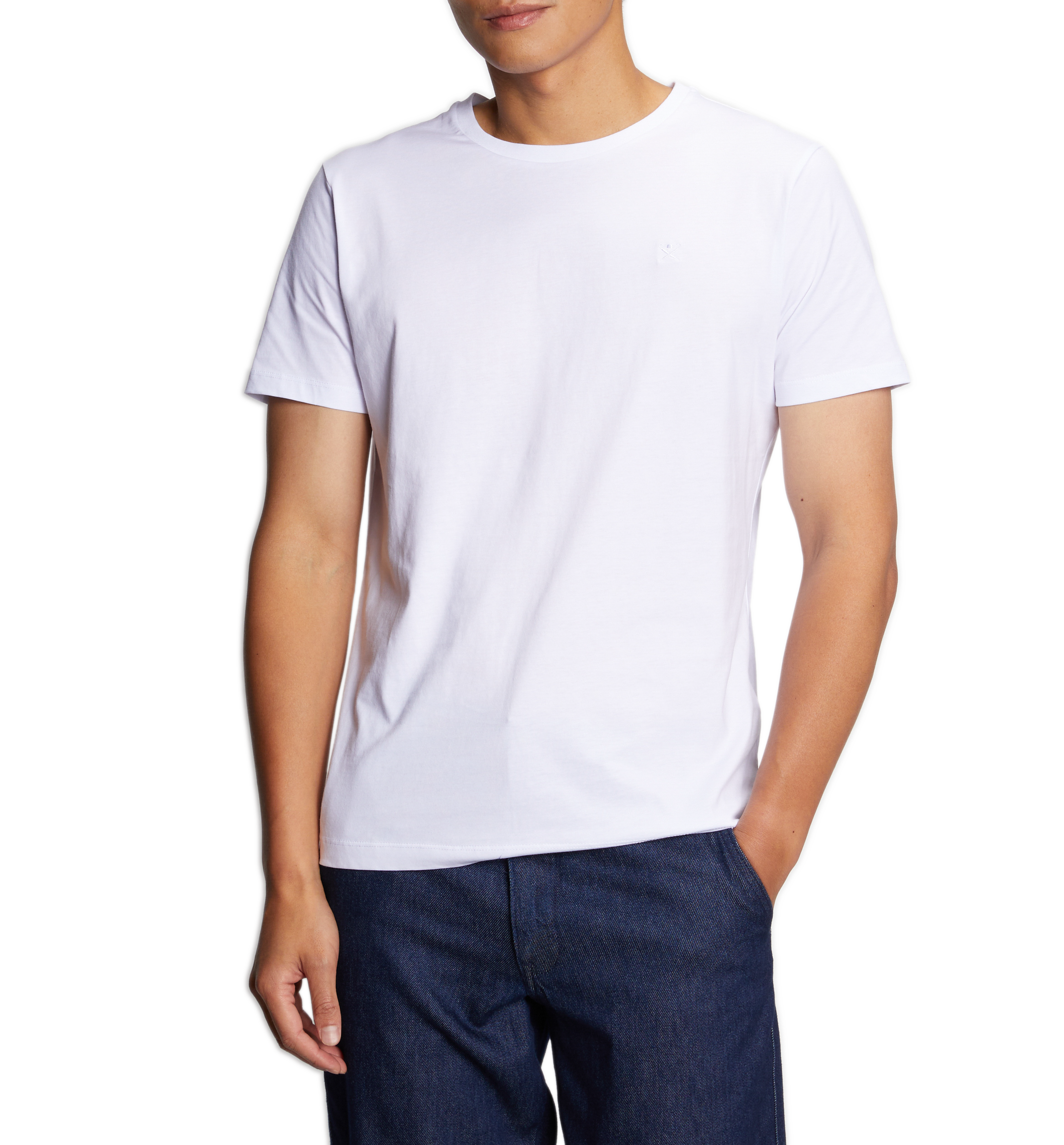 Cotton T-shirt HACKETT White