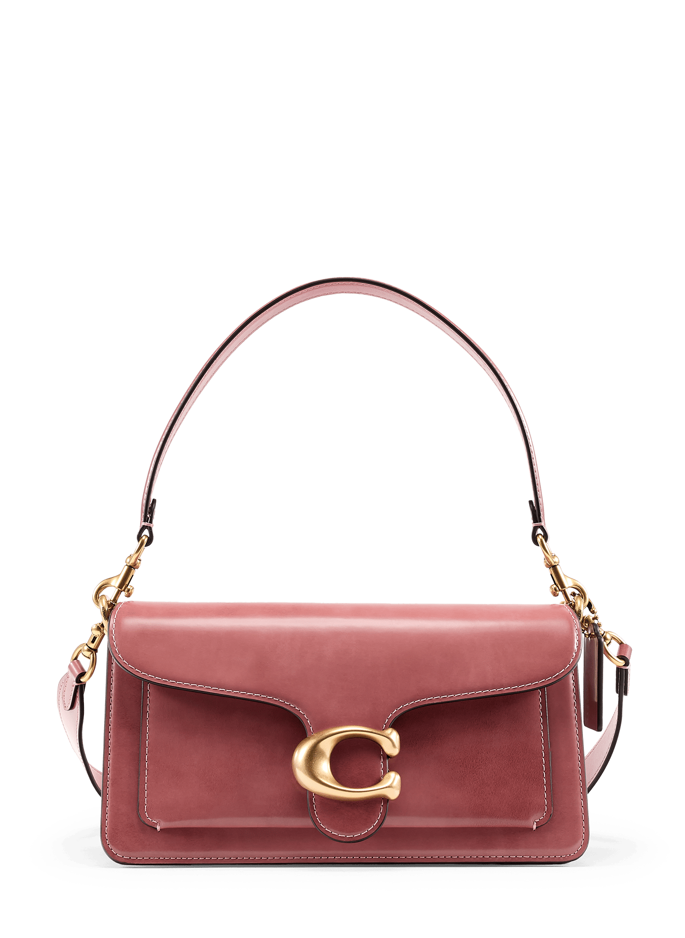 Sac épaule Tabby 26 en cuir COACH Rose
