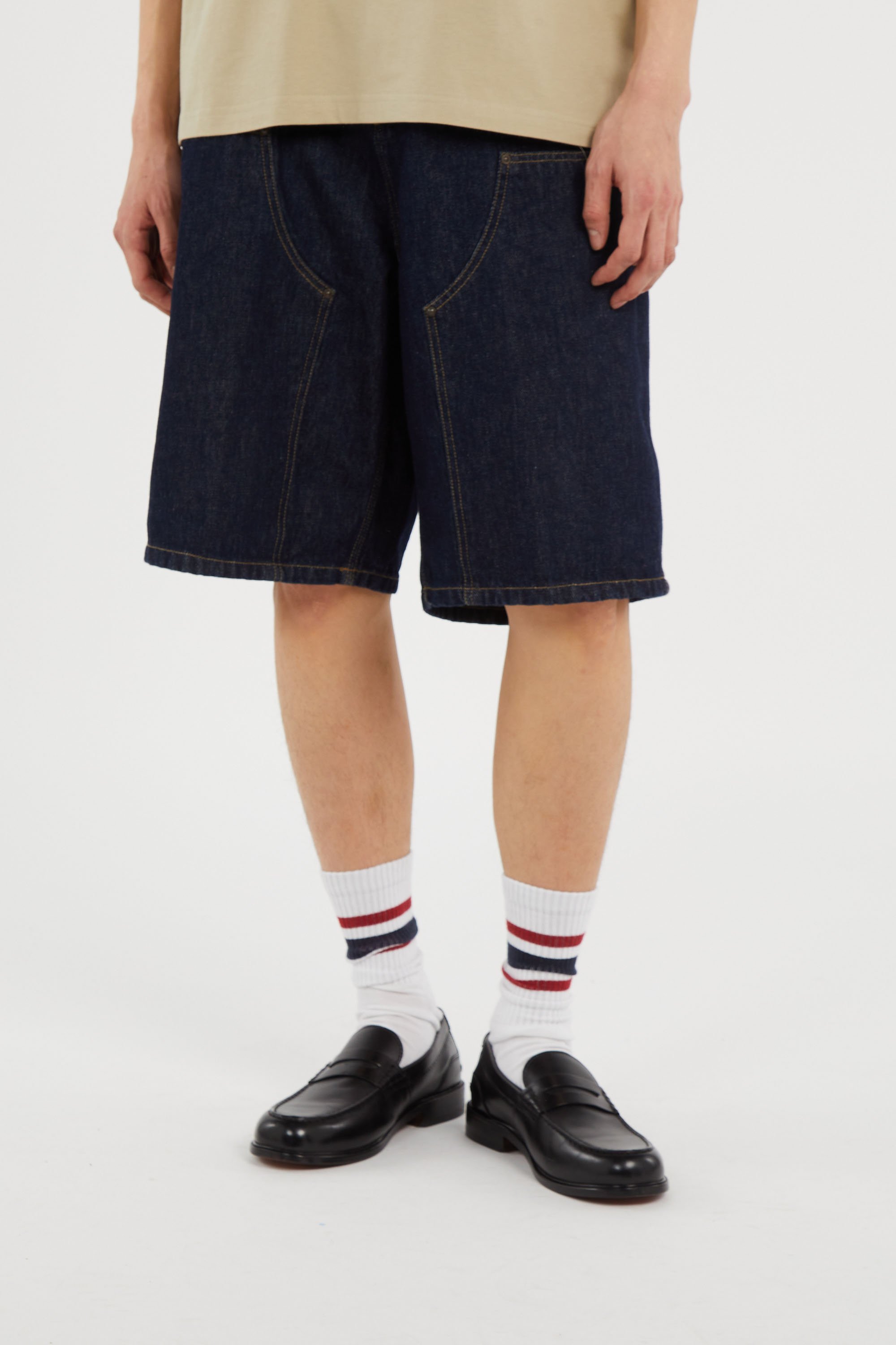 Short og double knee short CARHARTT WIP Bleu
