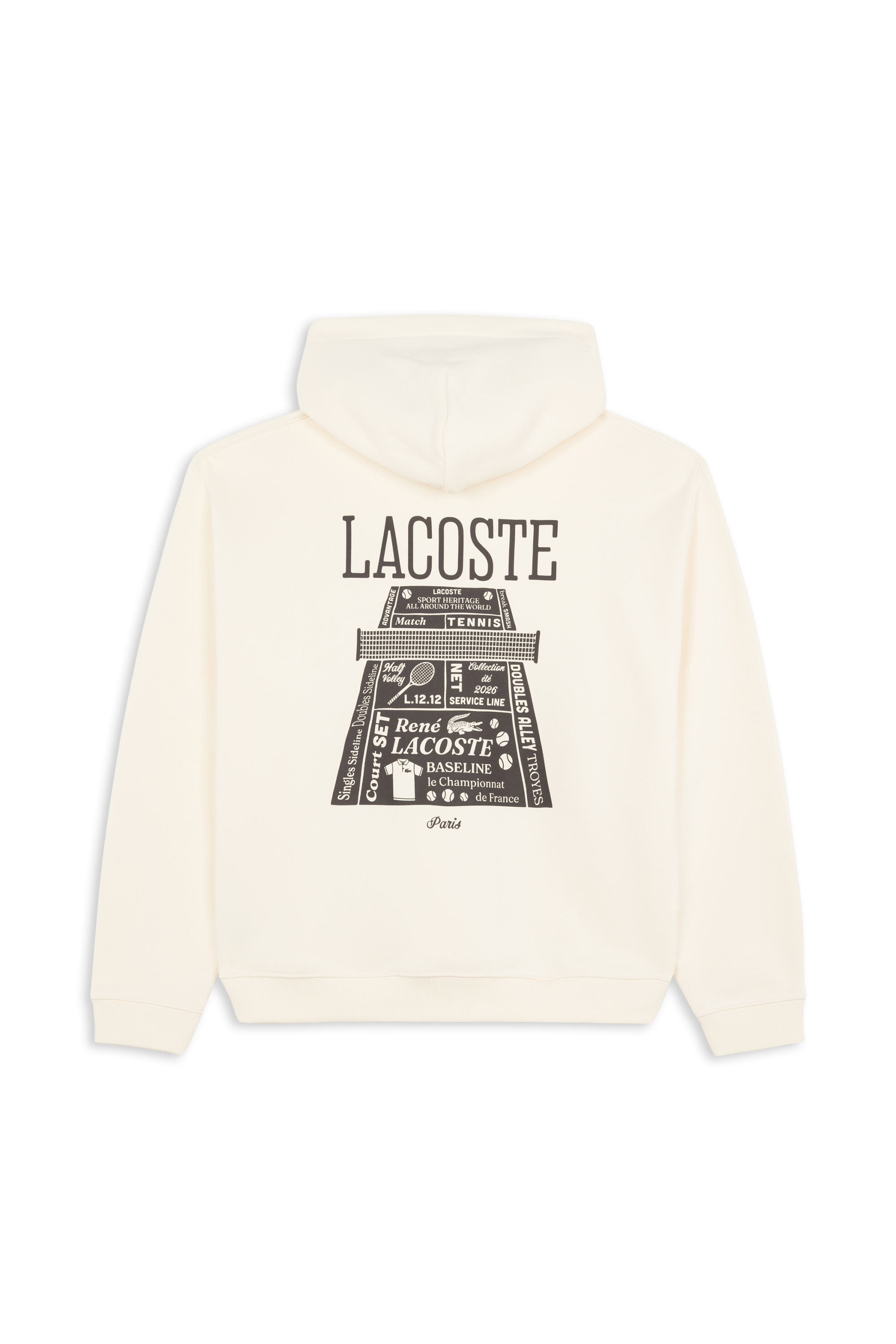 Hoodie sweatshirt LACOSTE Jaune