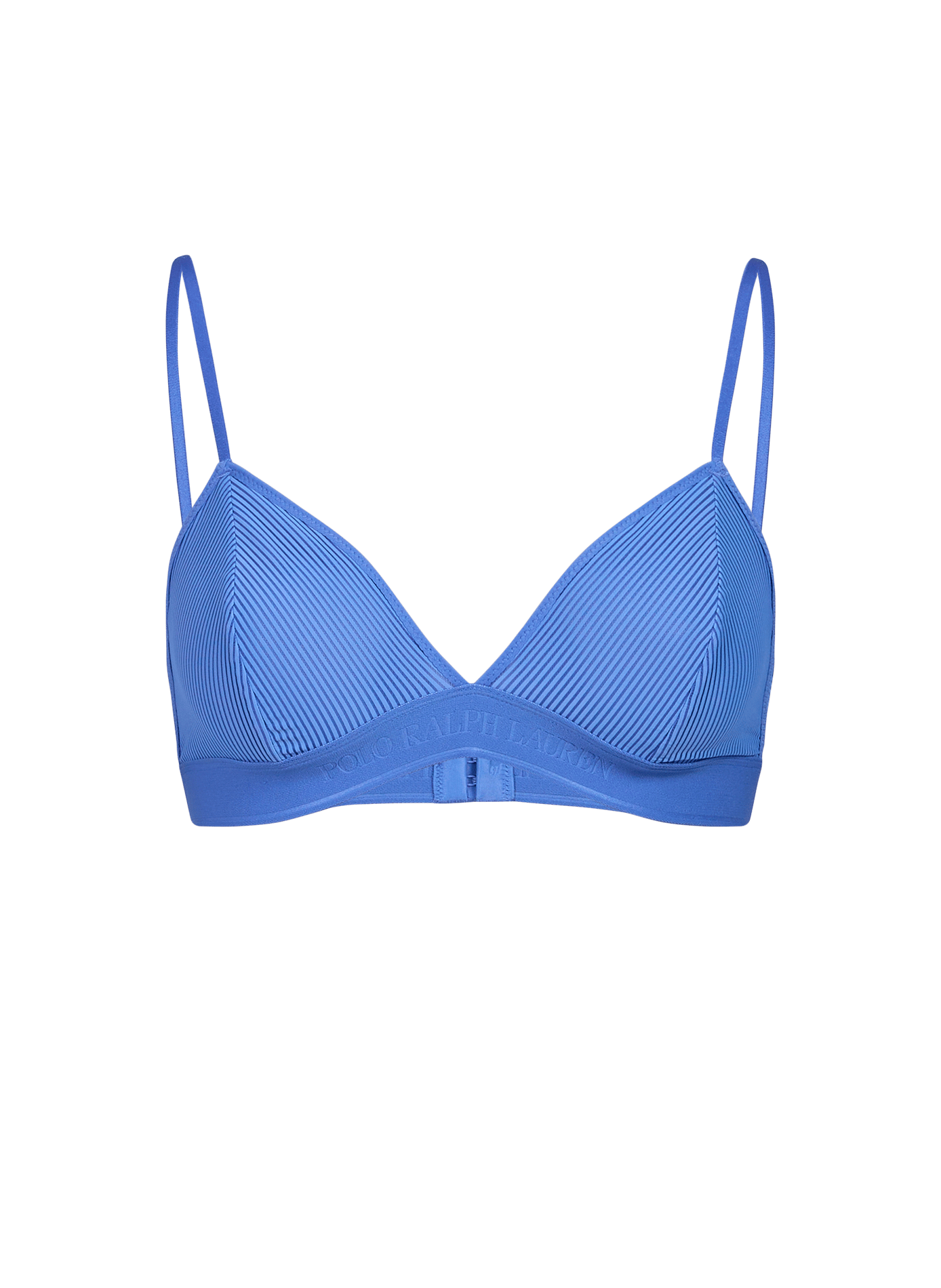 Soutien-gorge triangle rayé POLO RALPH LAUREN Bleu