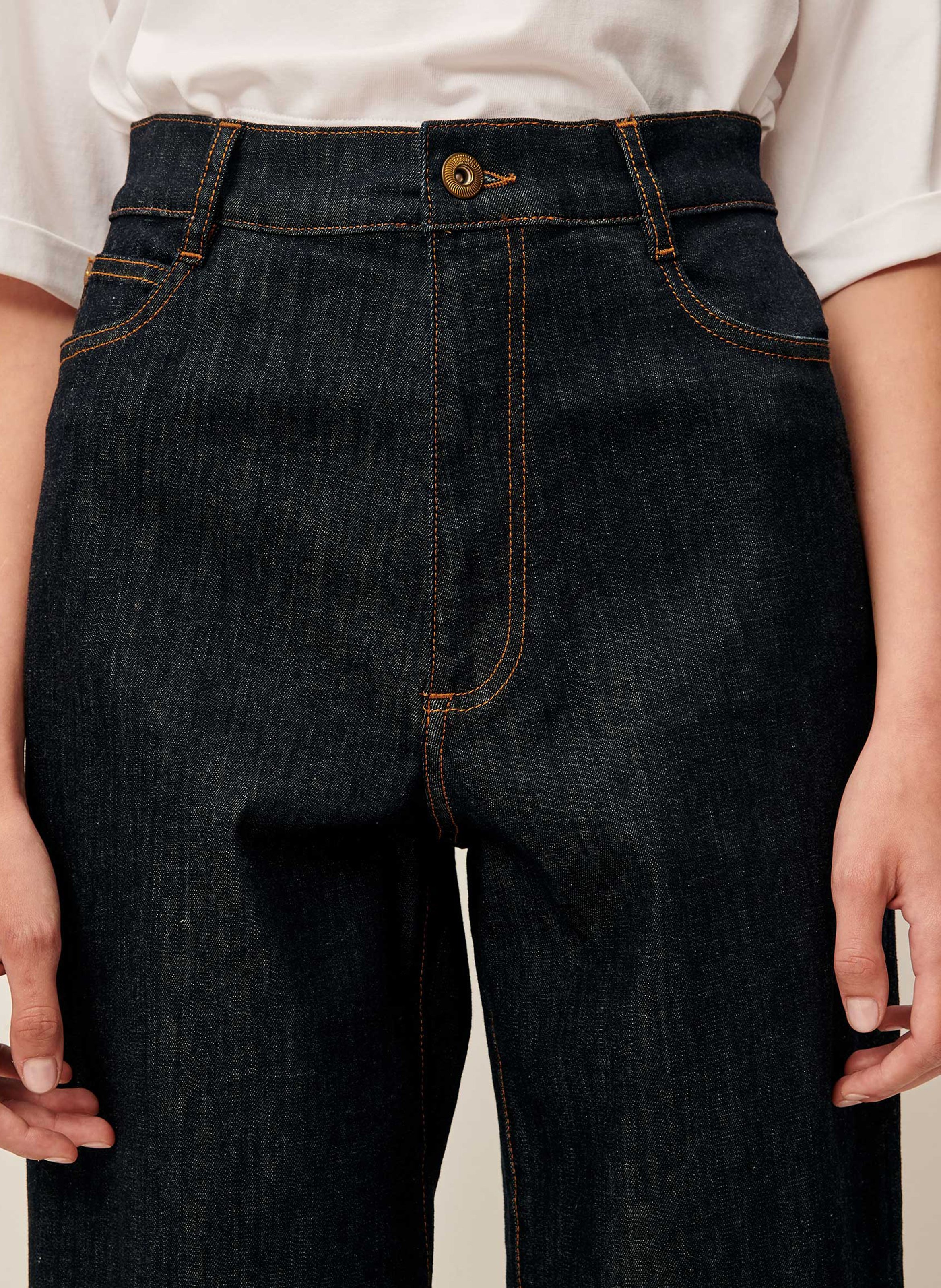 Jean brut taille haute bay cruise SESSUN Bleu