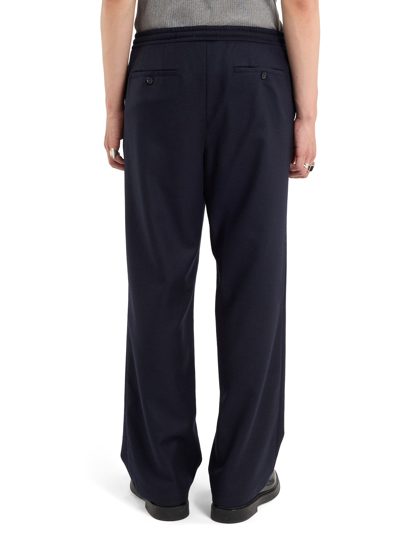 Iela straight wool trousers SAISON 1865 Blue