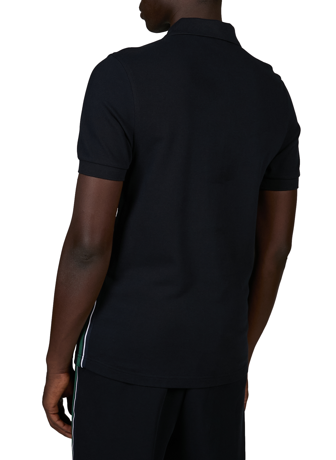 Polo with contrasting bands in cotton FRED PERRY Blue