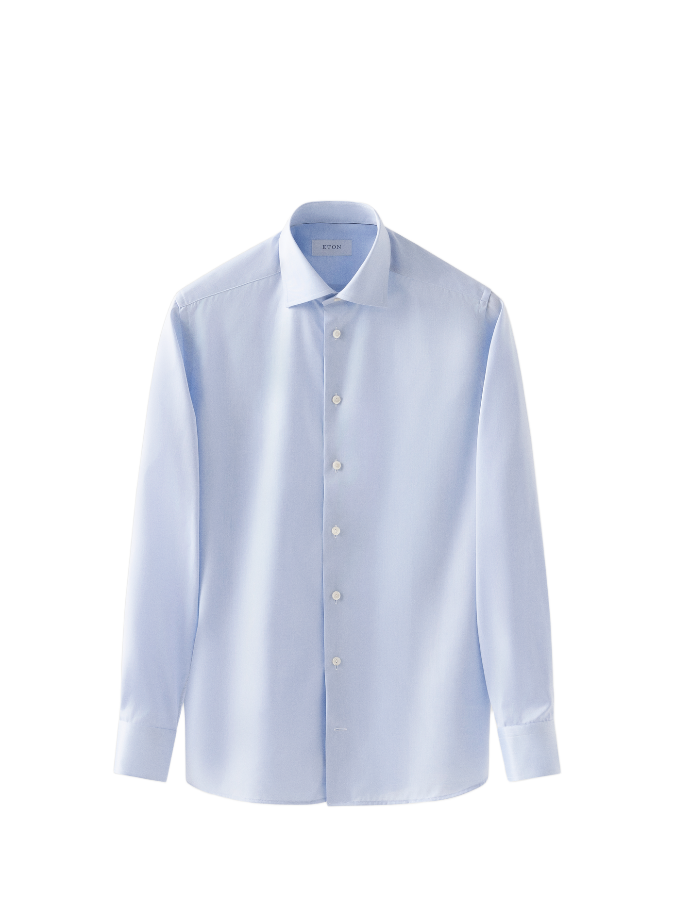 Chemise droite en coton ETON Bleu