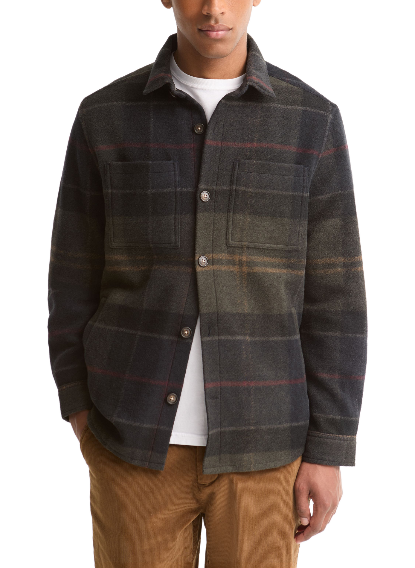 Gerade Hemd mit klassischem Karomuster am Kragen BARBOUR Mehrfarbig
