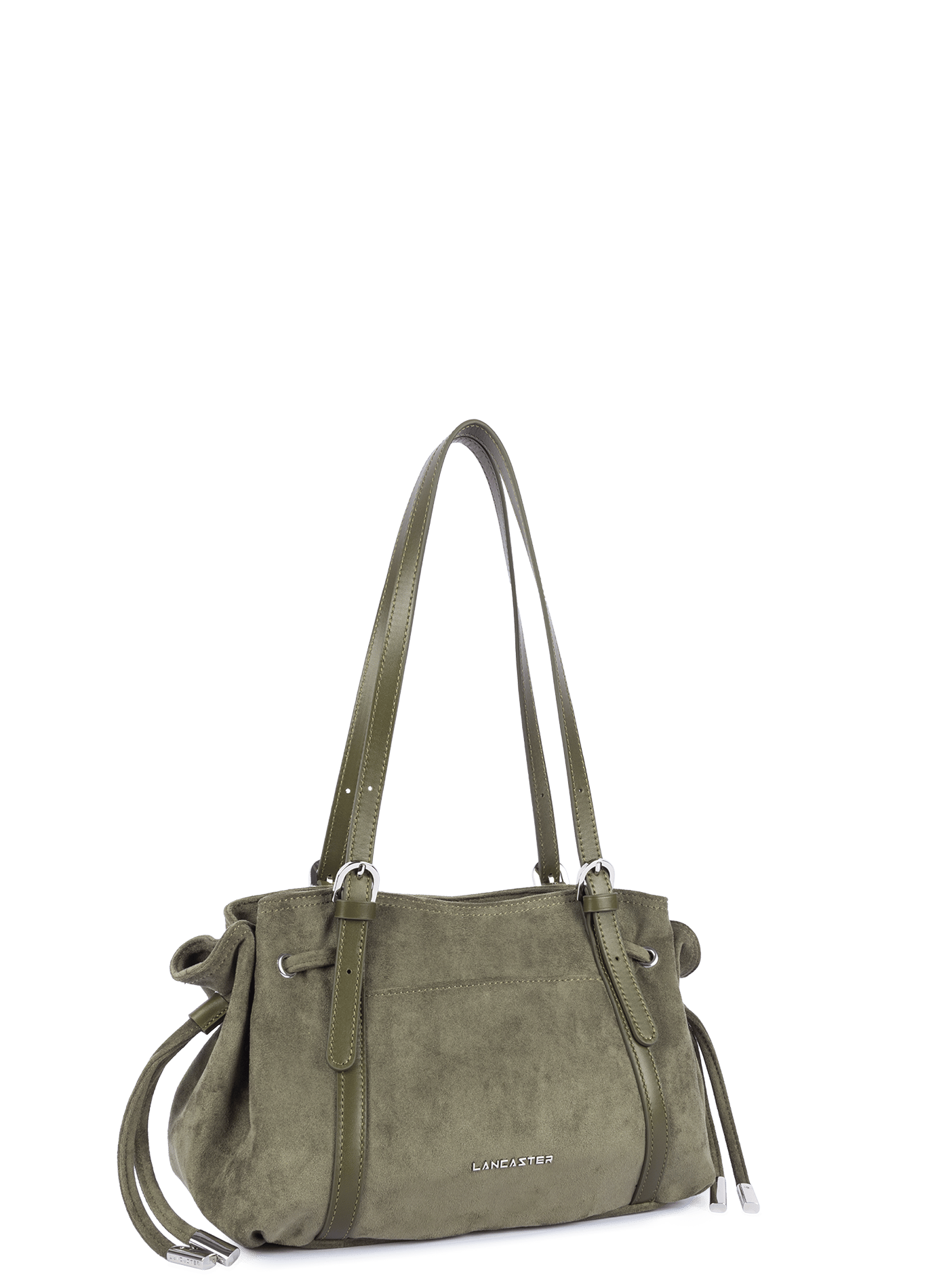 Sac cabas épaule - velvet emma | Kaki LANCASTER Femme
